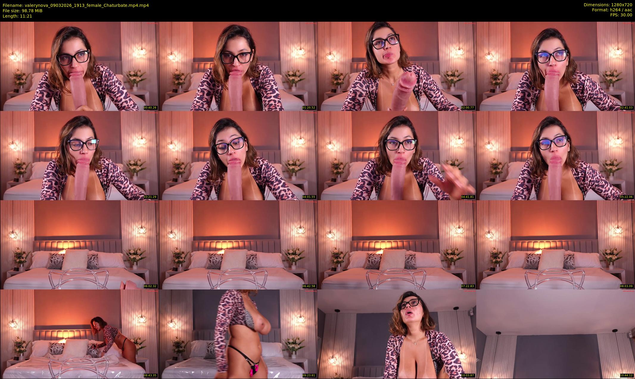 valerynova — 12 minute Chaturbate female cam show recording, 720p, Mar 9, 2026