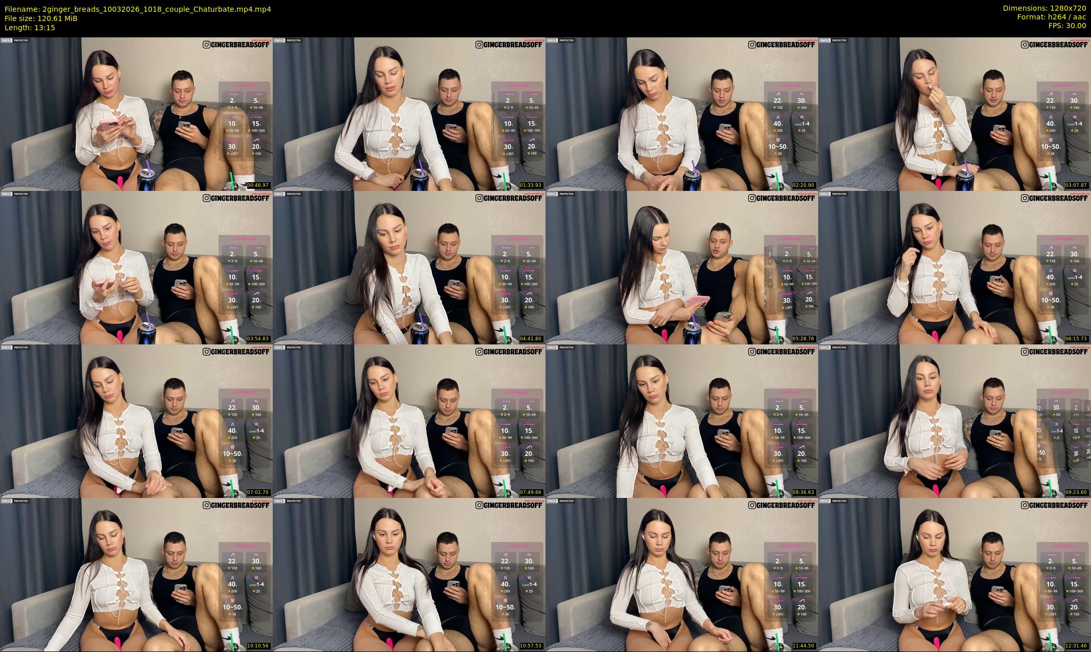 2ginger_breads — 14 minute Chaturbate couple cam show recording, 720p, Mar 10, 2026