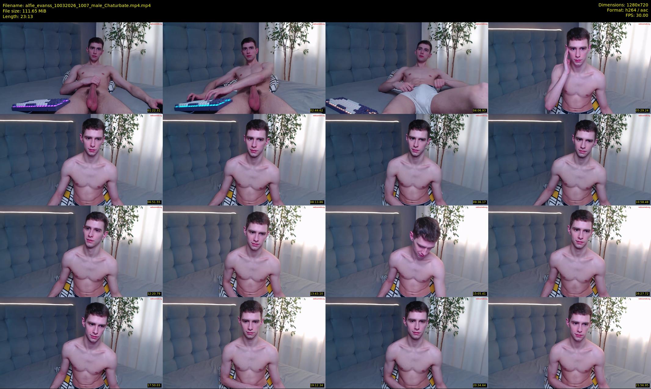 alfie_evanss — 24 minute Chaturbate male cam show recording, 720p, Mar 10, 2026