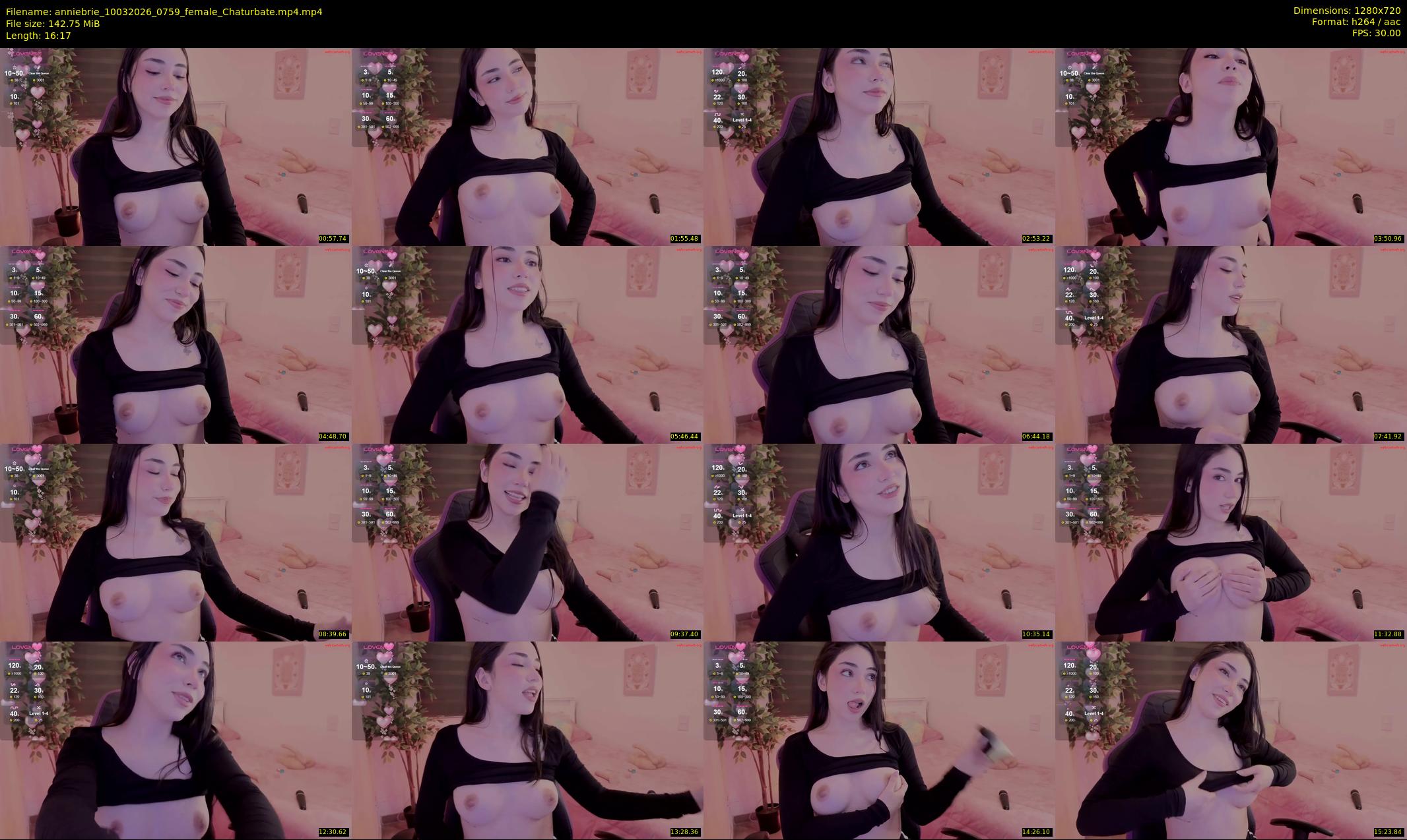 anniebrie — 17 minute Chaturbate female cam show recording, 720p, Mar 10, 2026