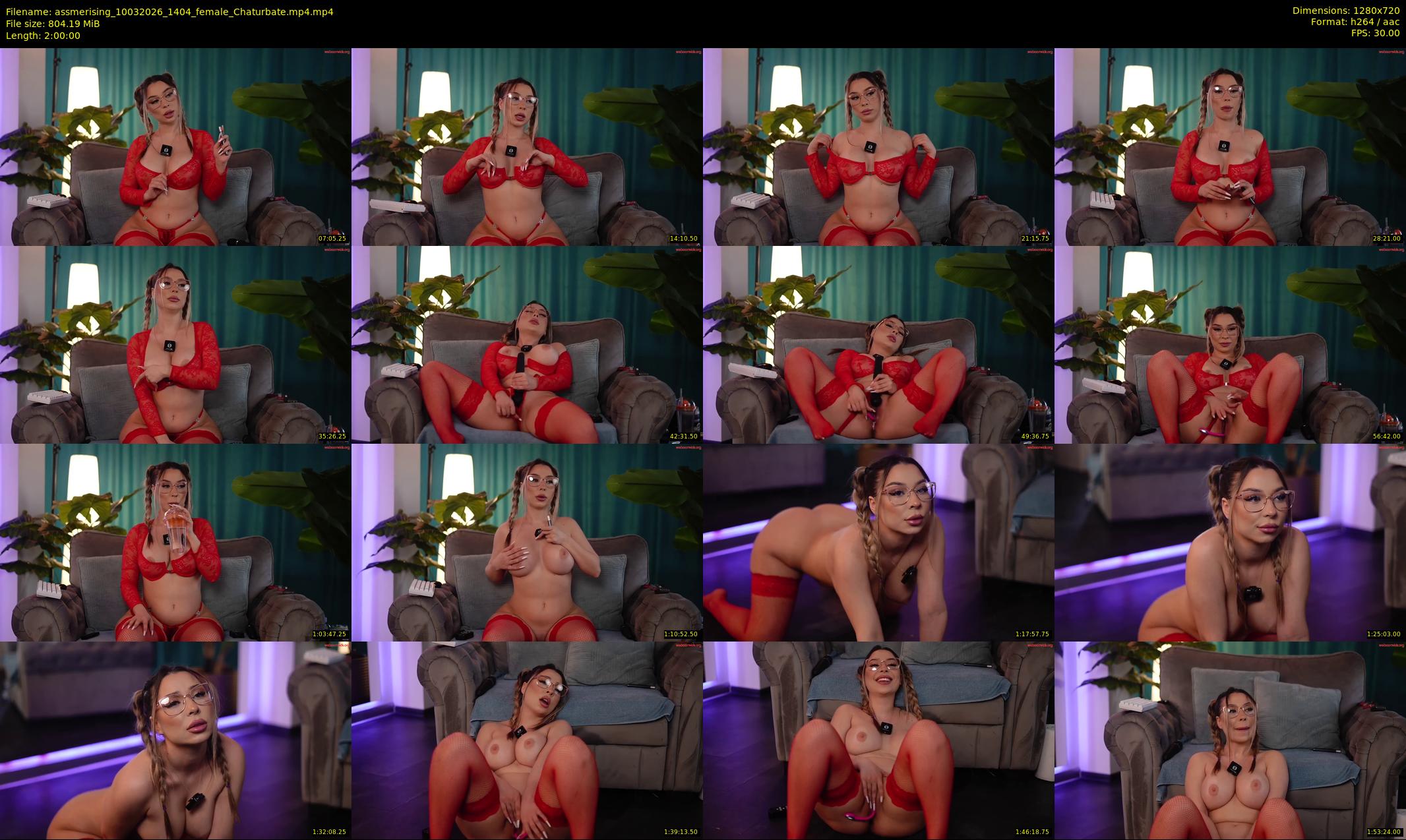 assmerising — 120 minute Chaturbate female cam show recording, 720p, Mar 10, 2026