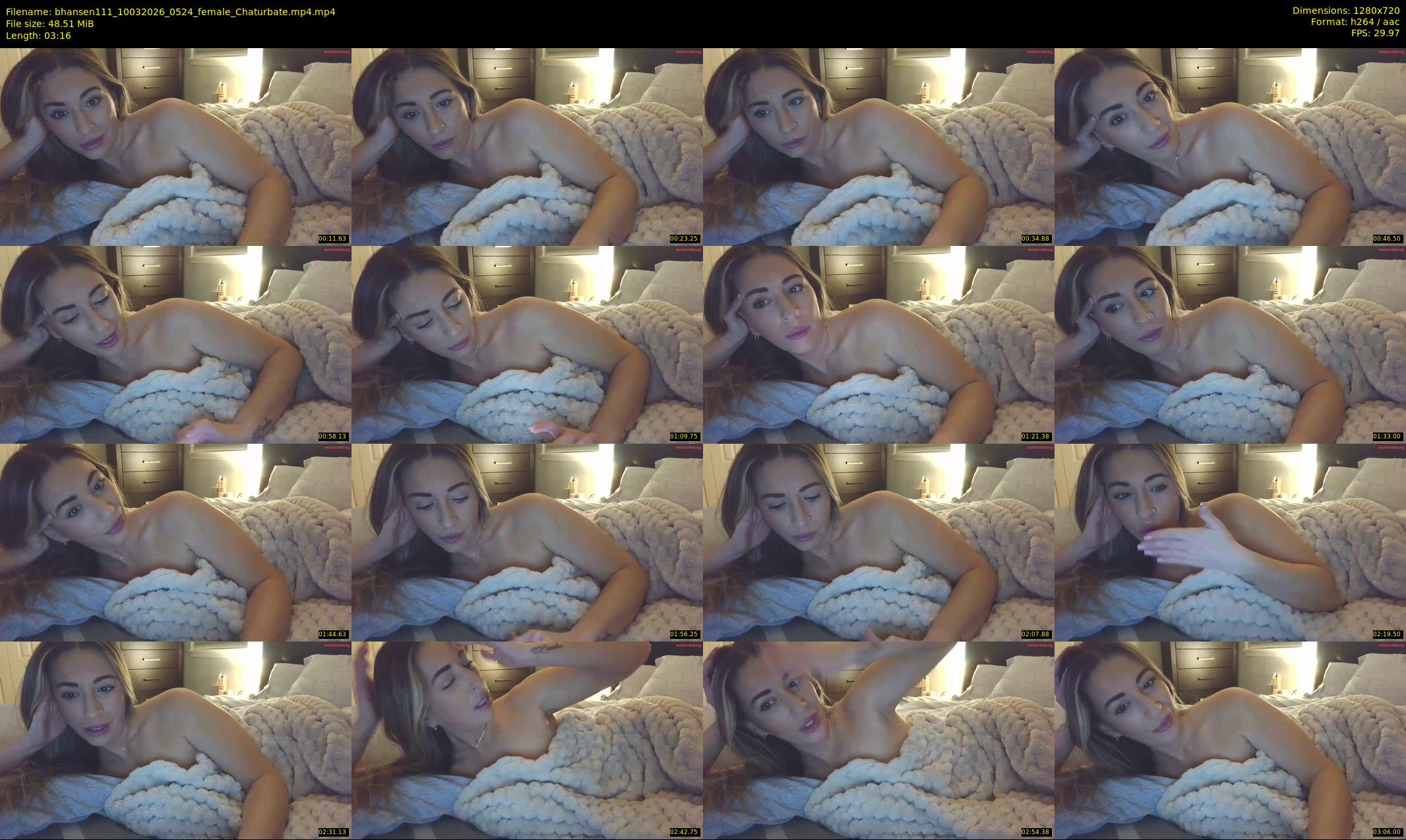 bhansen111 — 4 minute Chaturbate female cam show recording, 720p, Mar 10, 2026