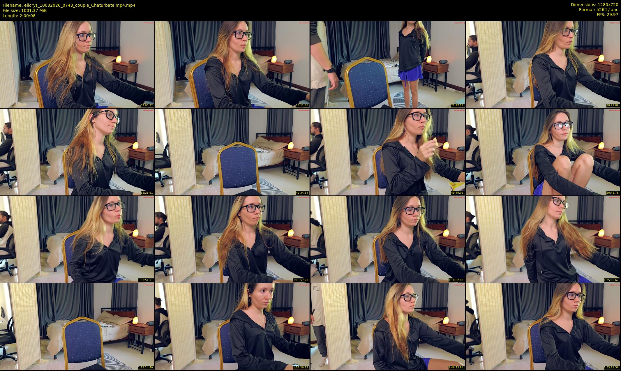 ellcrys — 121 minute Chaturbate couple cam show recording, 720p, Mar 10, 2026