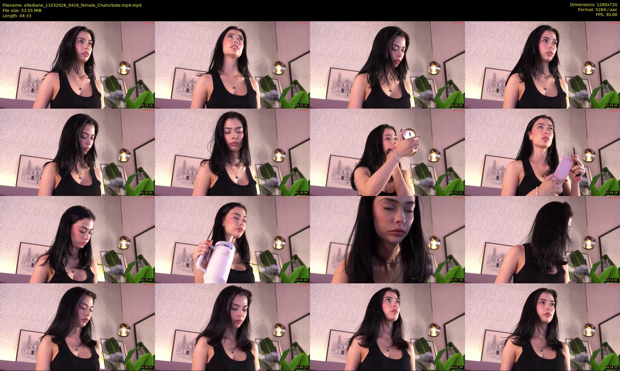 ellediane — 5 minute Chaturbate female cam show recording, 720p, Mar 11, 2026