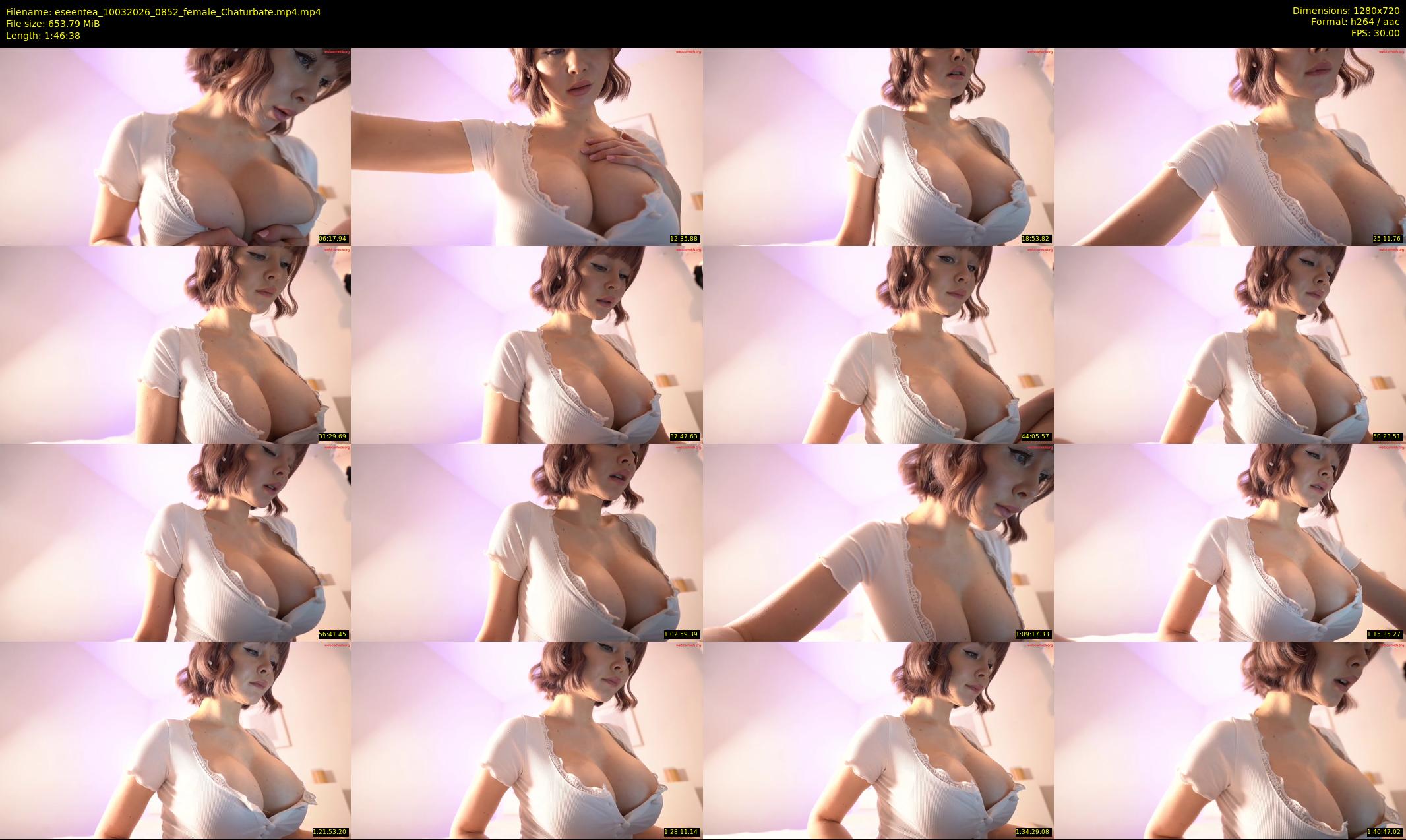 eseentea — 107 minute Chaturbate female cam show recording, 720p, Mar 10, 2026