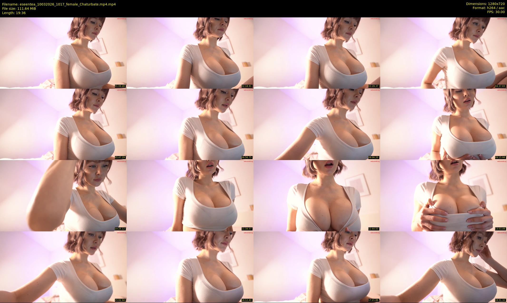 eseentea — 20 minute Chaturbate female cam show recording, 720p, Mar 10, 2026