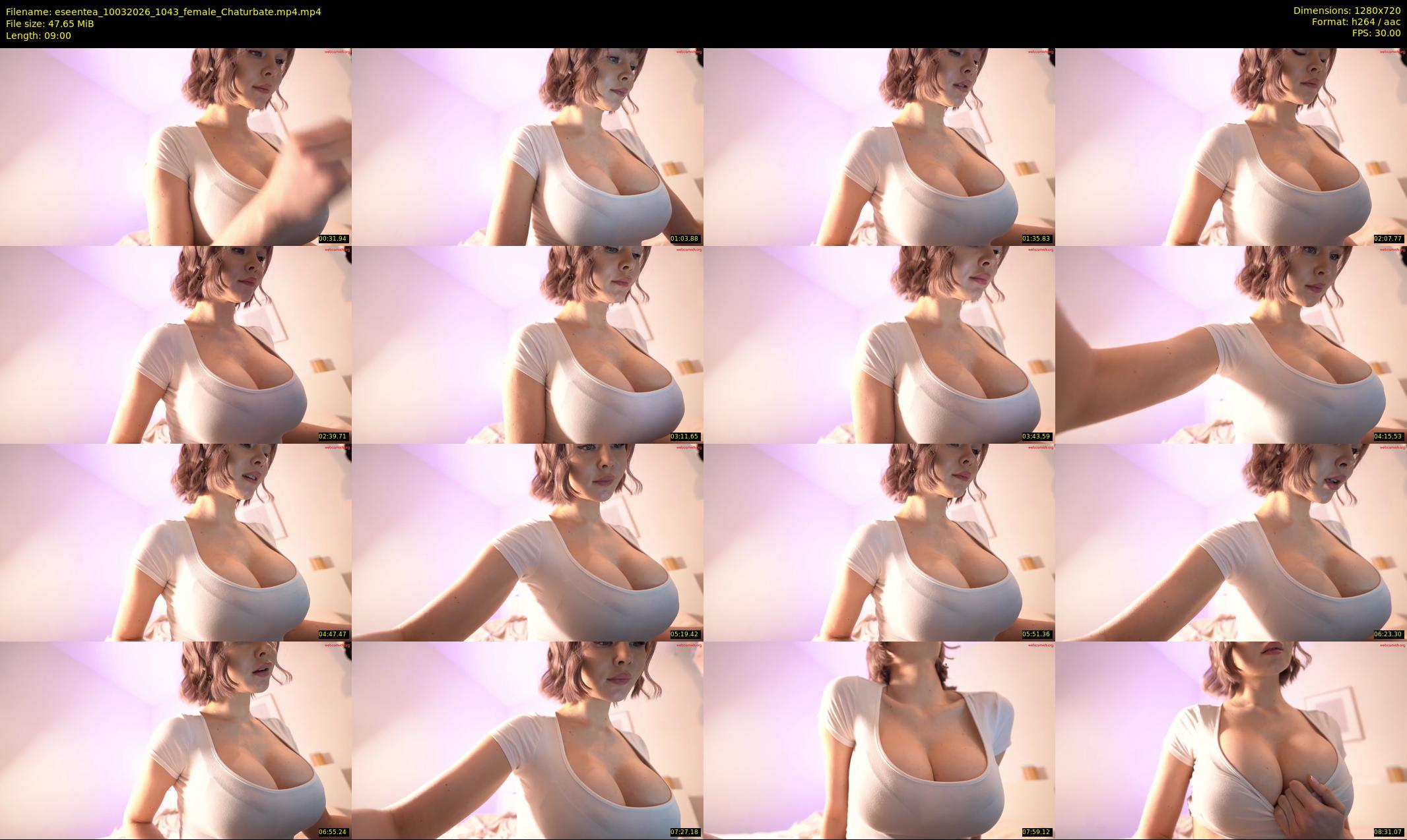eseentea — 9 minute Chaturbate female cam show recording, 720p, Mar 10, 2026