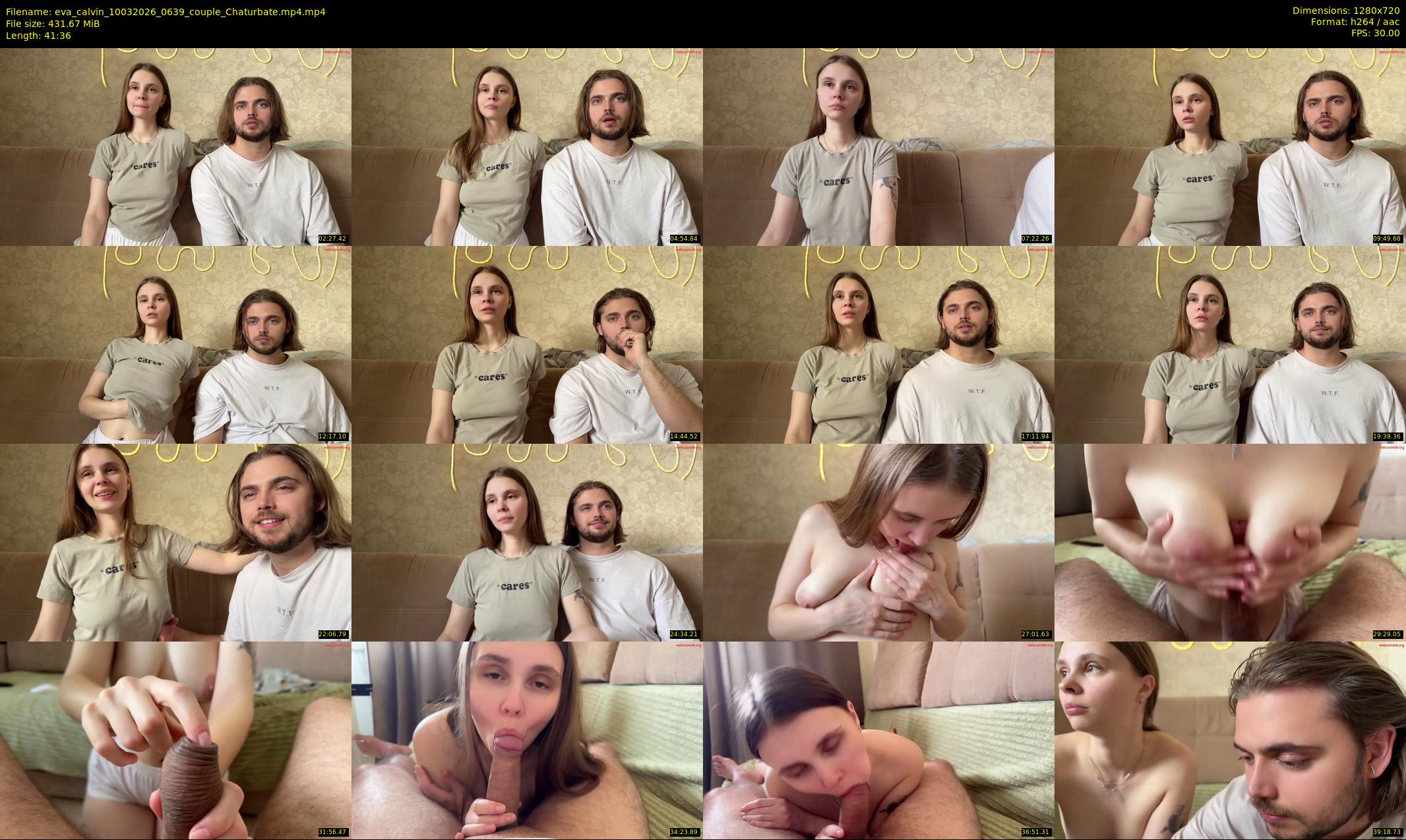 eva_calvin — 42 minute Chaturbate couple cam show recording, 720p, Mar 10, 2026