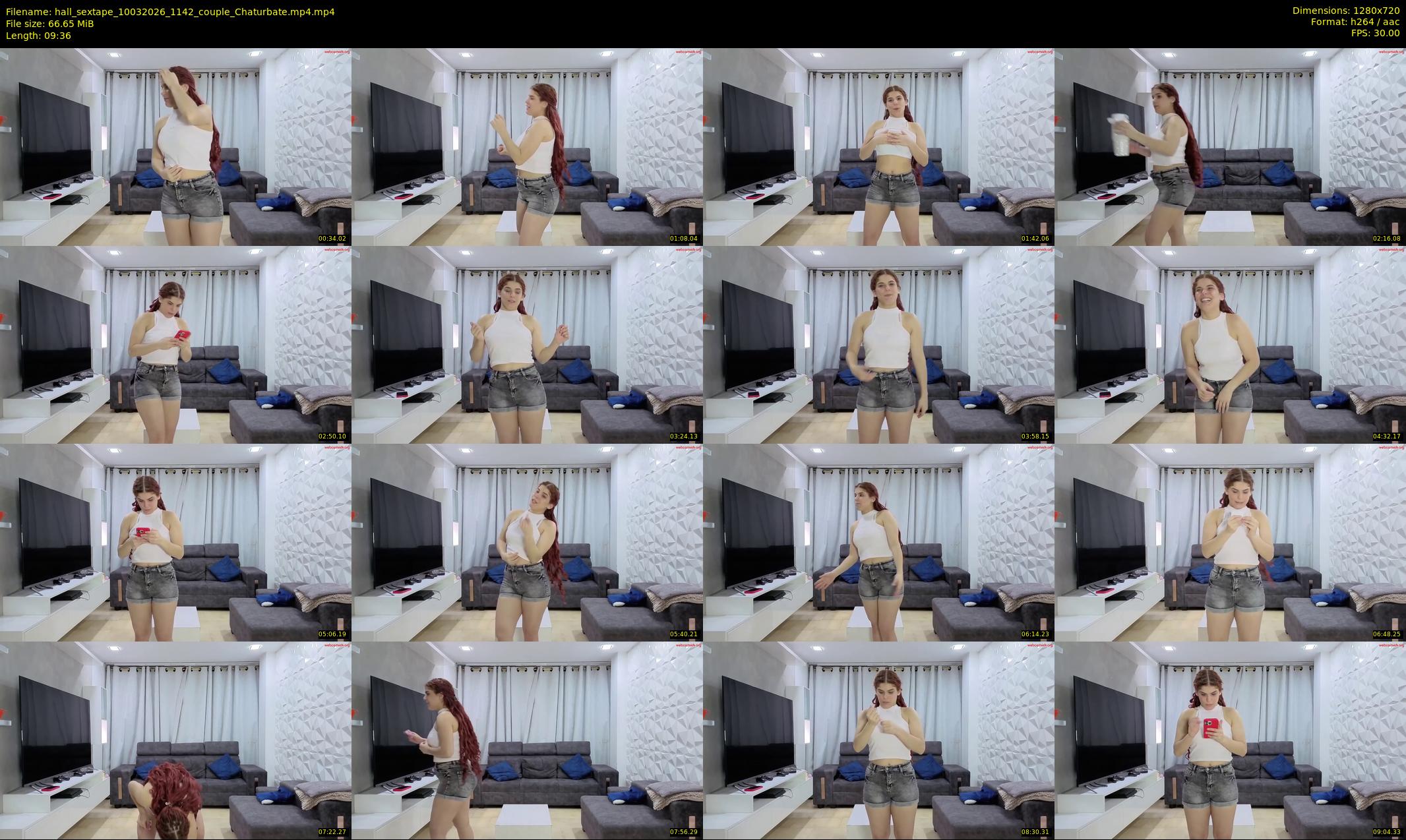 hall_sextape — 10 minute Chaturbate couple cam show recording, 720p, Mar 10, 2026