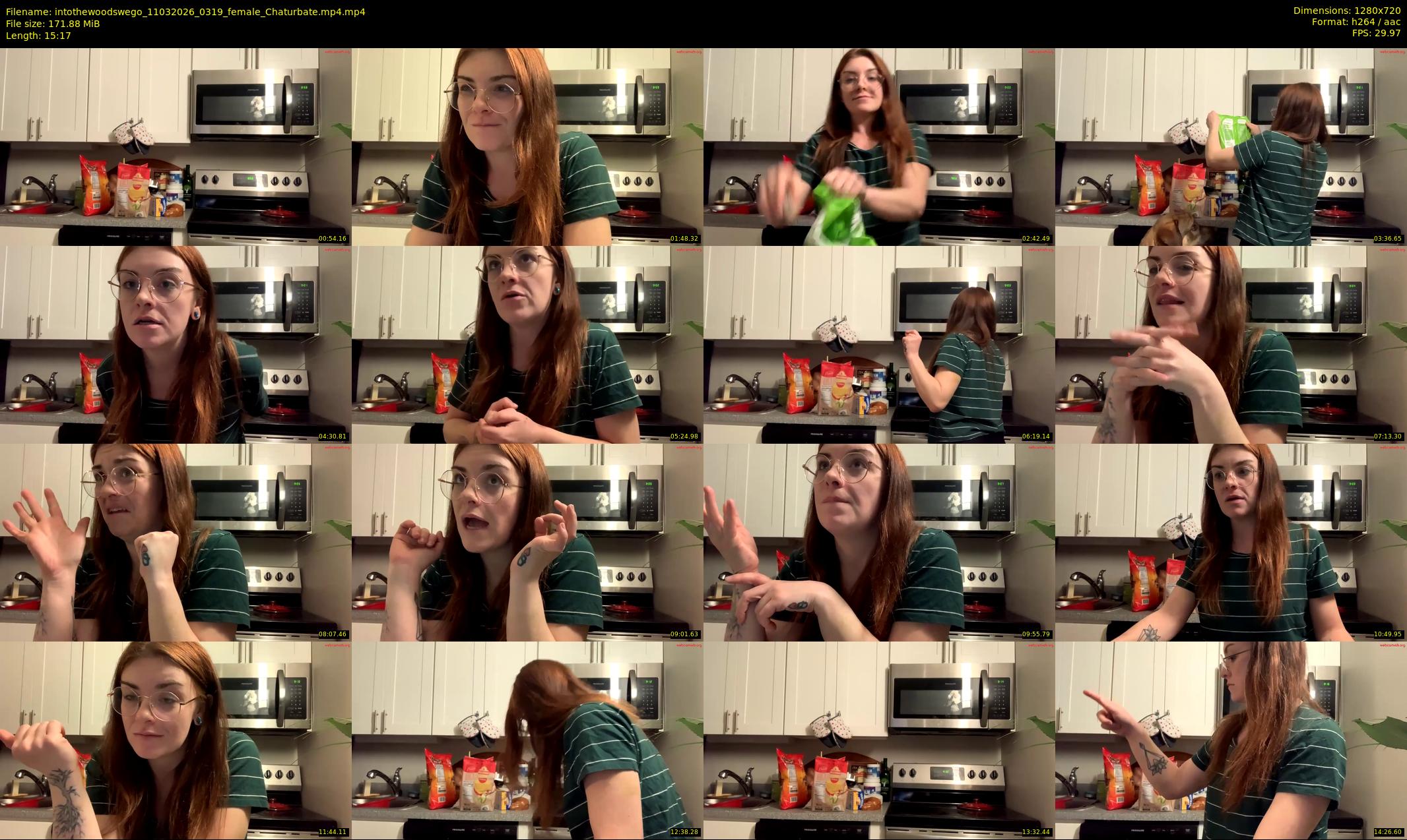 intothewoodswego — 16 minute Chaturbate female cam show recording, 720p, Mar 11, 2026