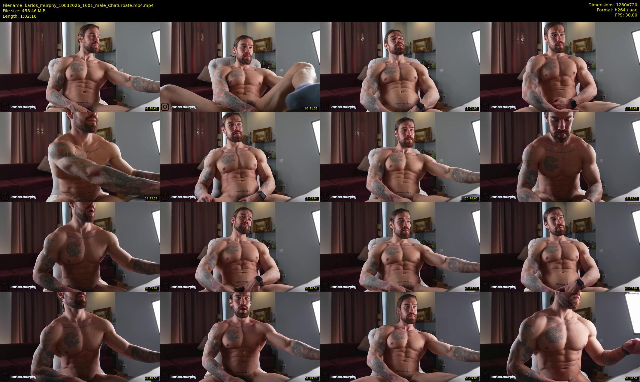 karlos_murphy — 63 minute Chaturbate male cam show recording, 720p, Mar 10, 2026