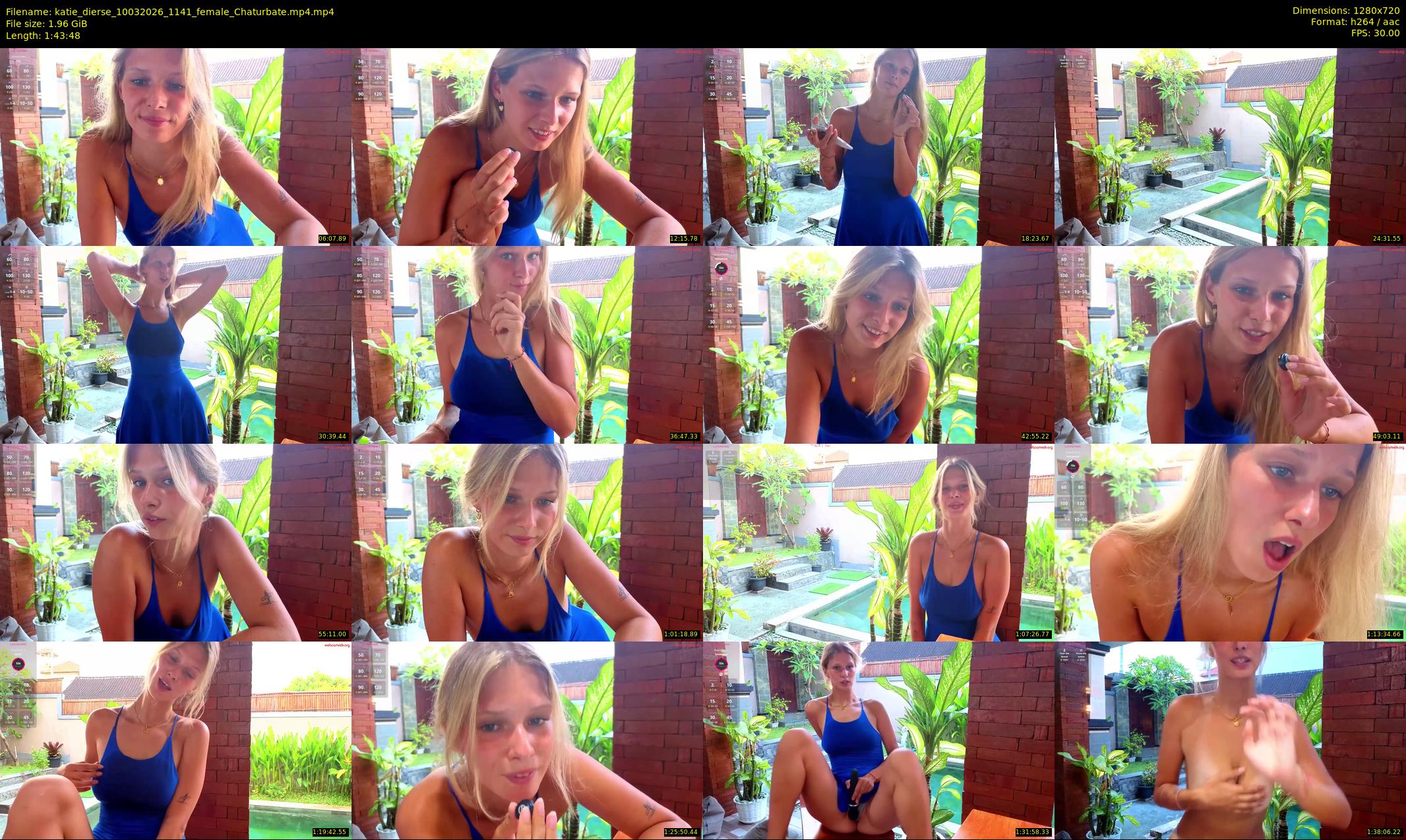katie_dierse — 104 minute Chaturbate female cam show recording, 720p, Mar 10, 2026