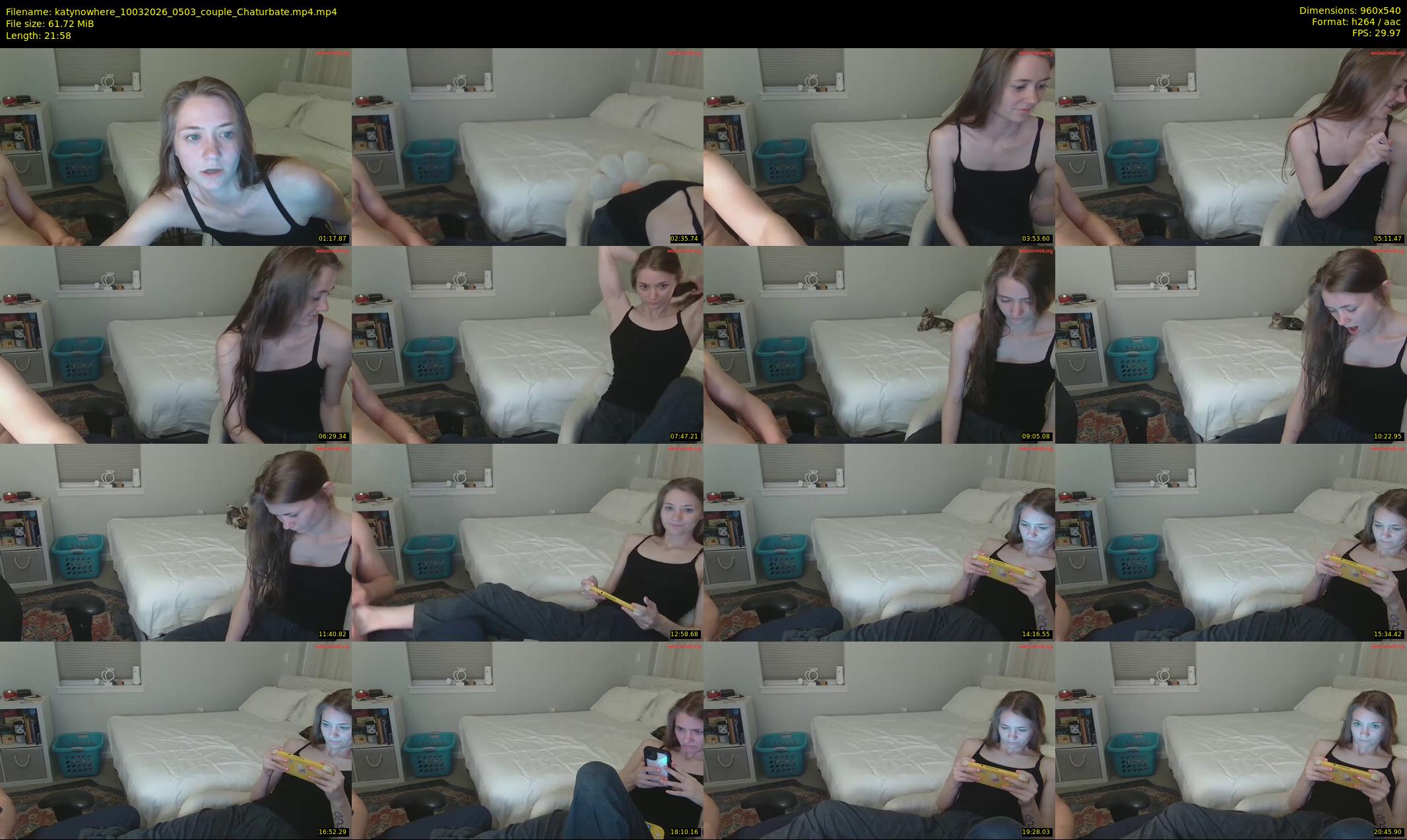 katynowhere — 22 minute Chaturbate female cam show recording, 480p, Mar 10, 2026
