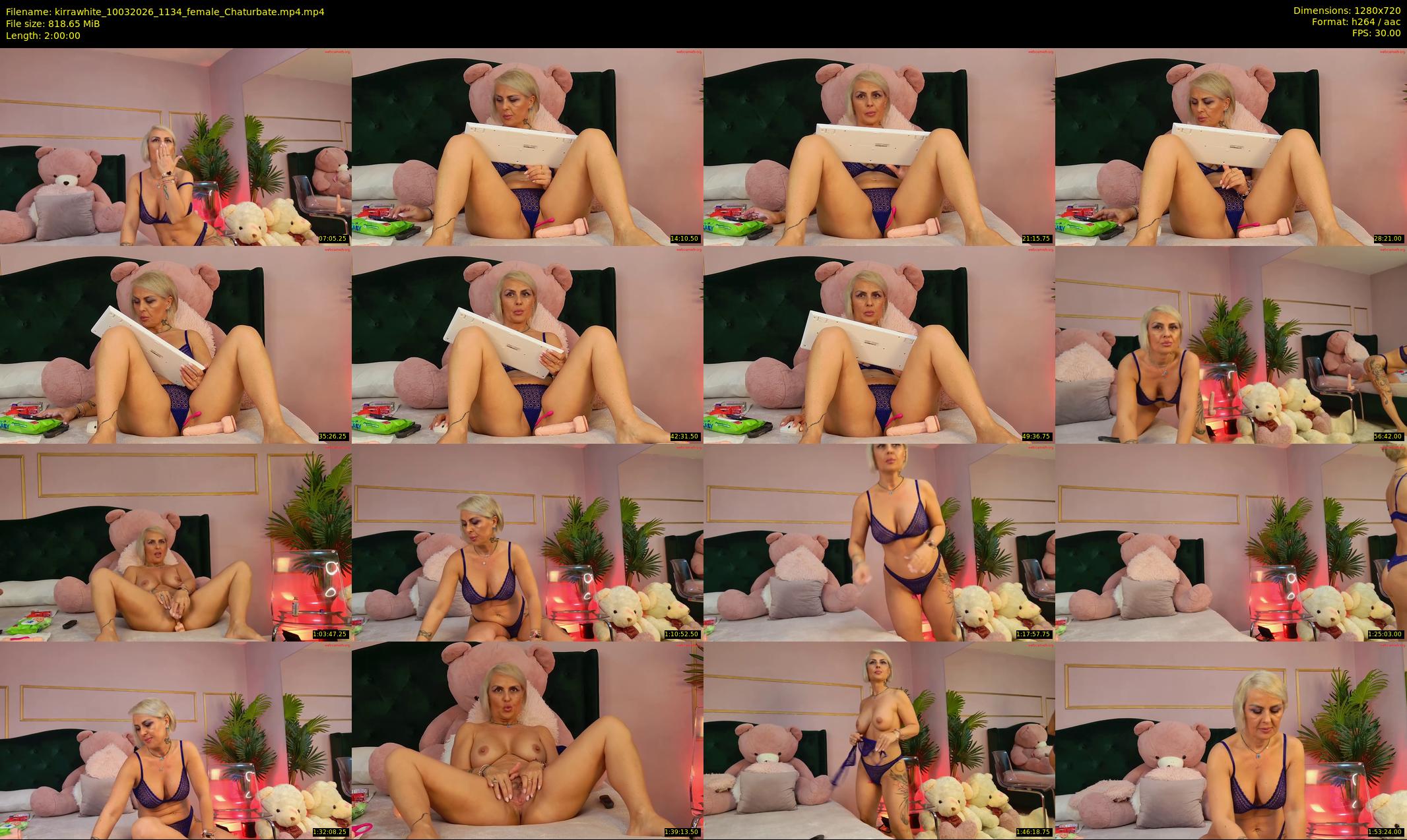 kirrawhite — 120 minute Chaturbate female cam show recording, 720p, Mar 10, 2026