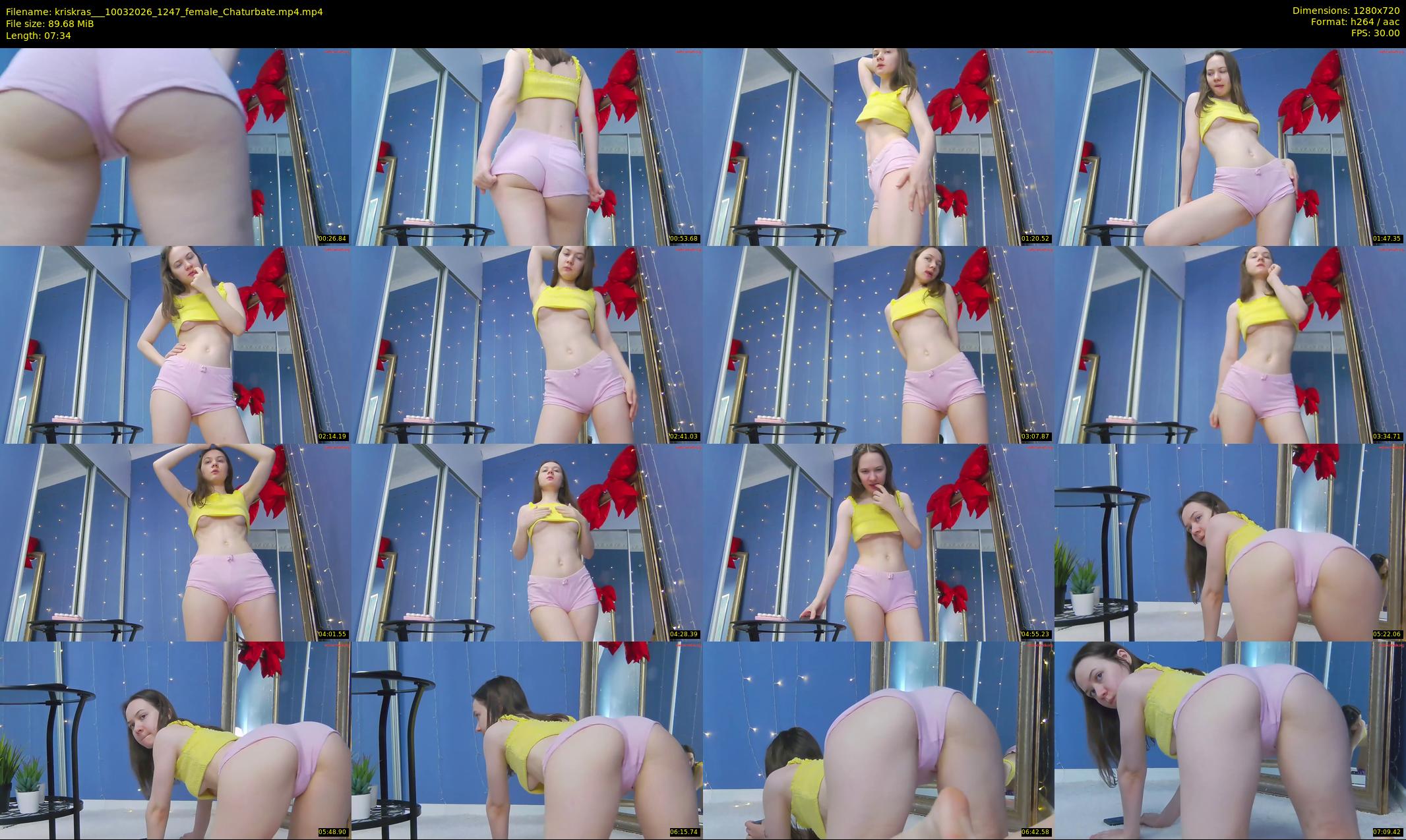 kriskras__ — 8 minute Chaturbate female cam show recording, 720p, Mar 10, 2026
