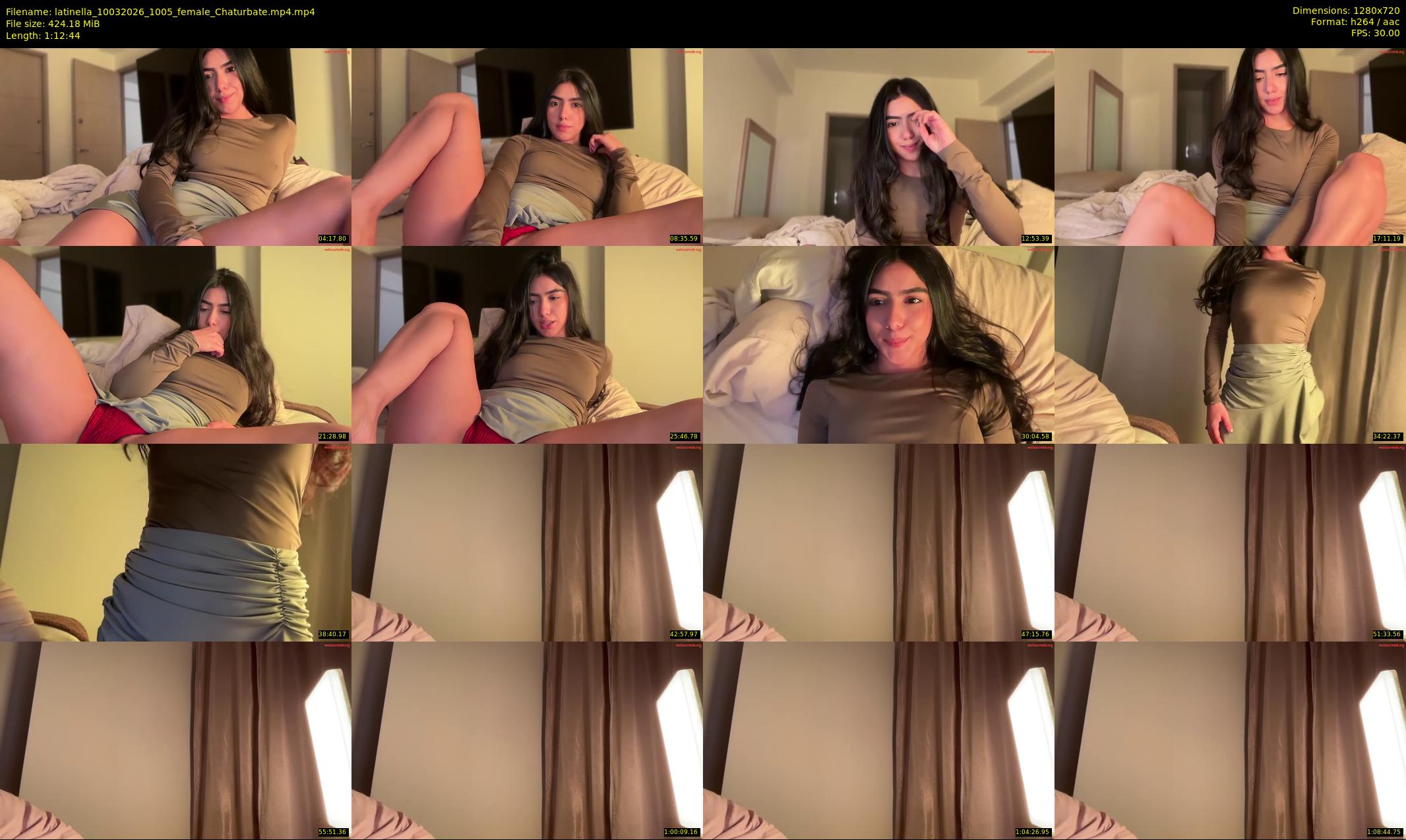 latinella — 73 minute Chaturbate female cam show recording, 720p, Mar 10, 2026