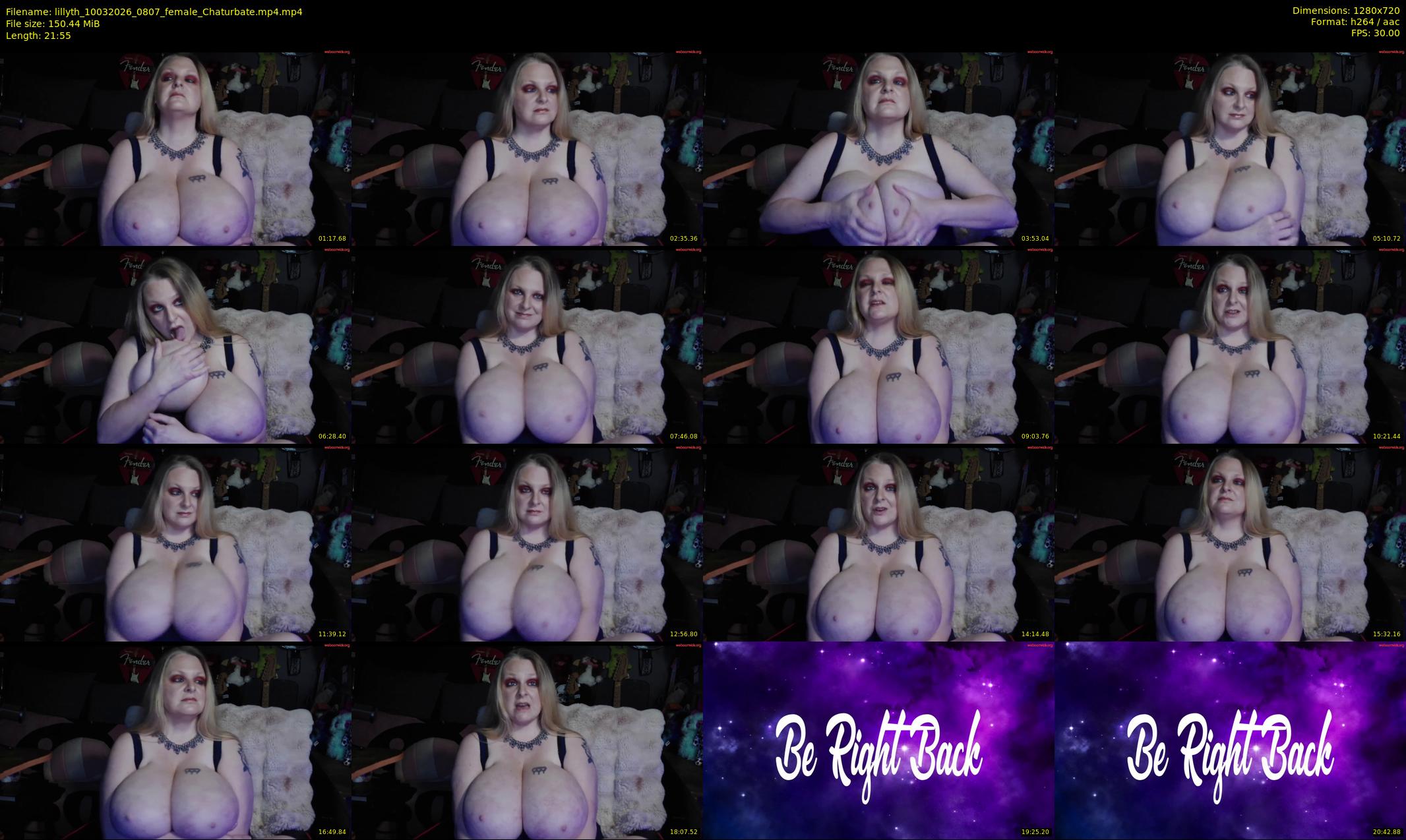 lillyth — 22 minute Chaturbate female cam show recording, 720p, Mar 10, 2026