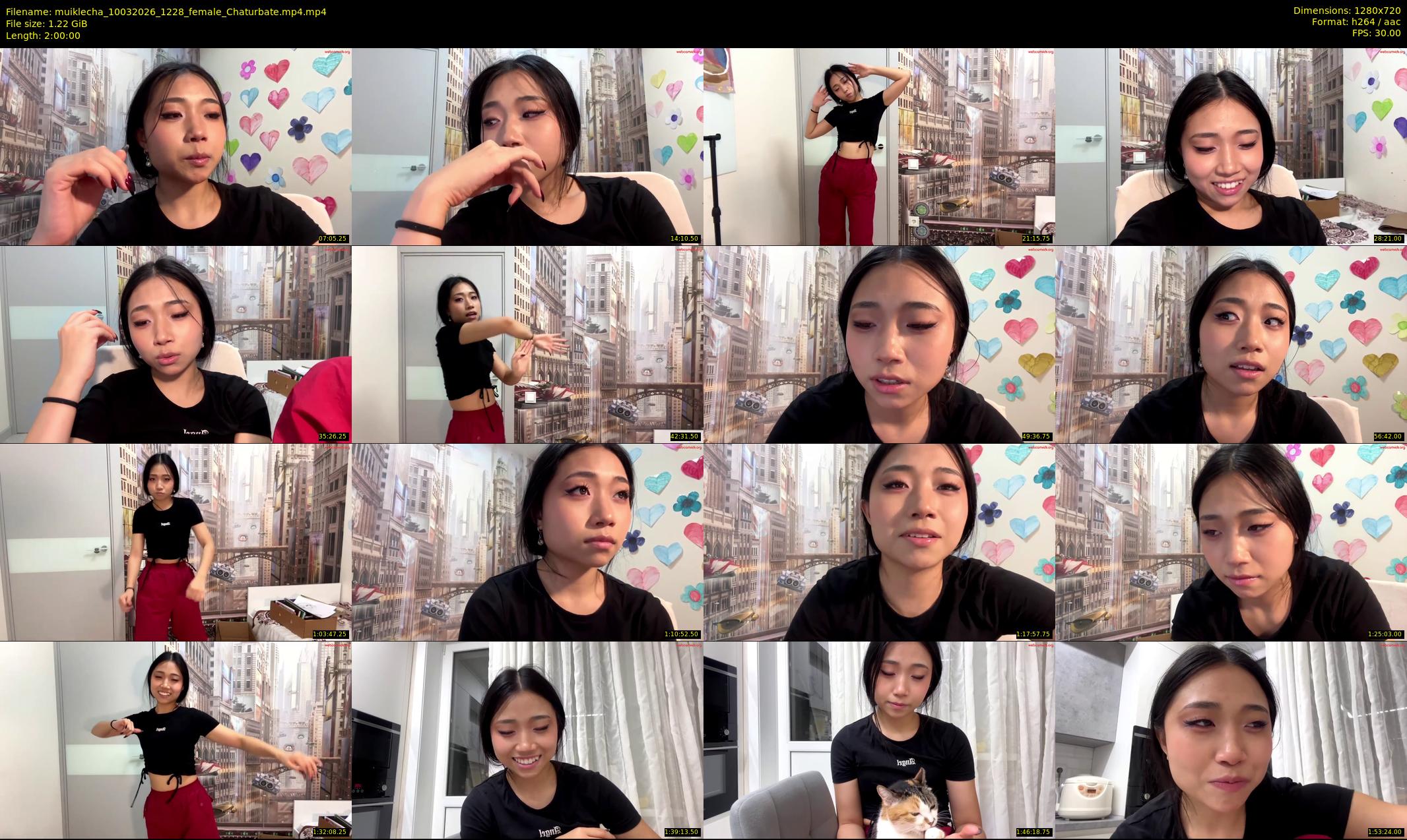 muiklecha — 120 minute Chaturbate female cam show recording, 720p, Mar 10, 2026