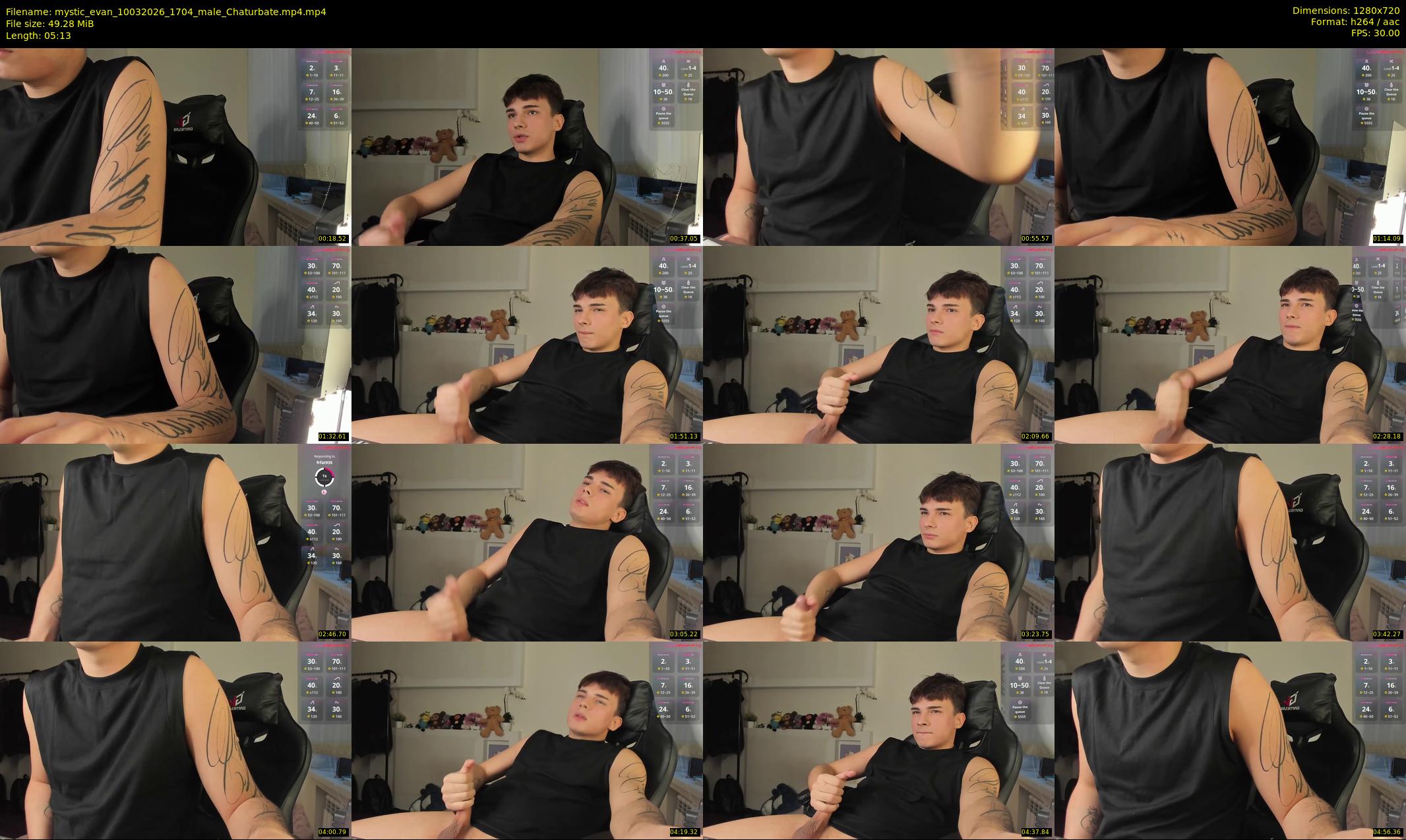 mystic_evan — 6 minute Chaturbate male cam show recording, 720p, Mar 10, 2026