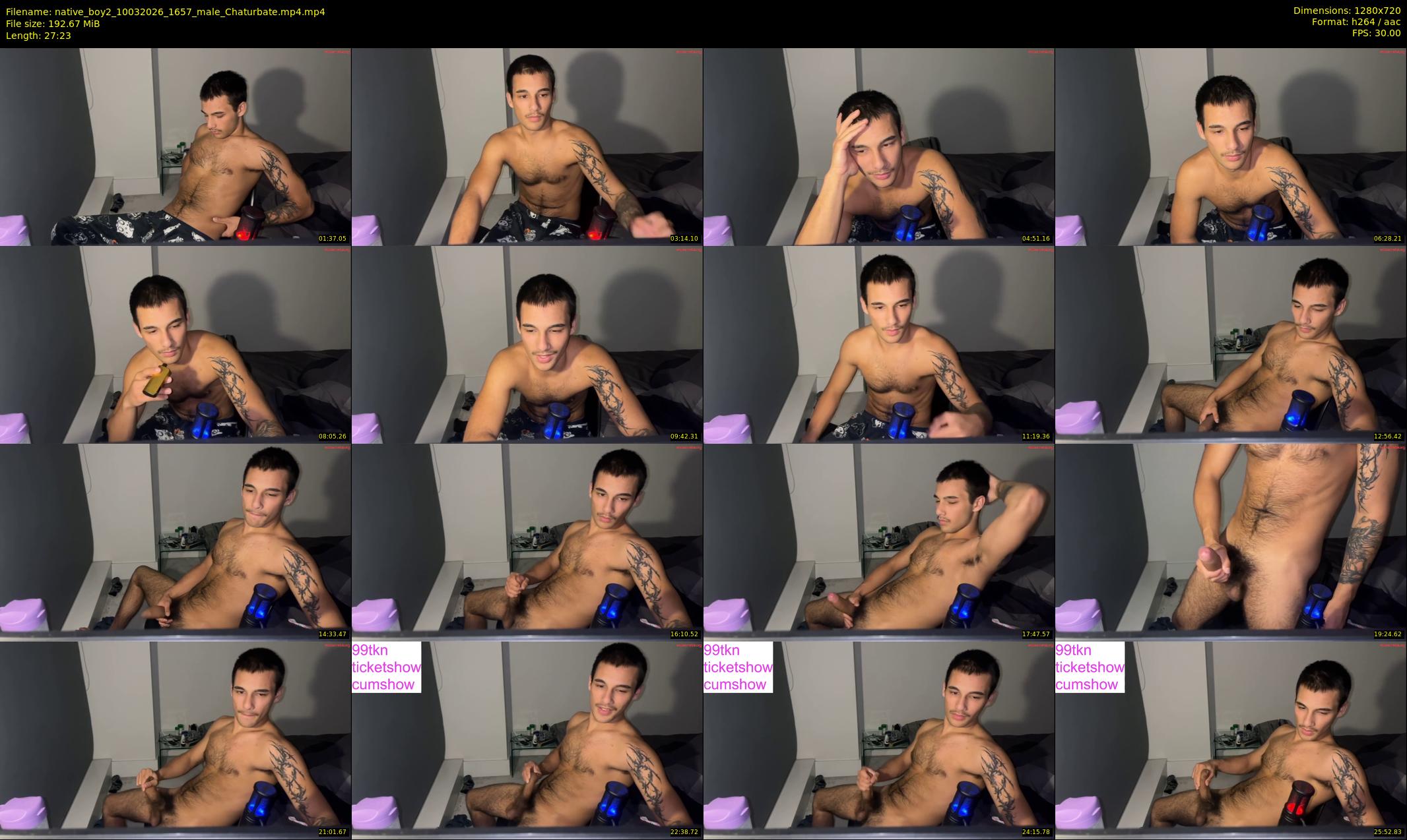 native_boy2 — 28 minute Chaturbate male cam show recording, 720p, Mar 10, 2026