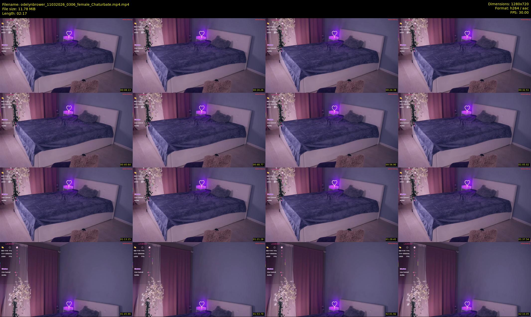 odelynbrower — 3 minute Chaturbate female cam show recording, 720p, Mar 11, 2026