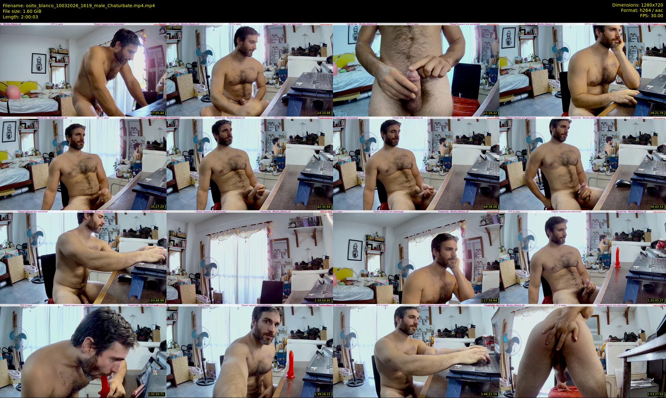 osito_blanco — 121 minute Chaturbate male cam show recording, 720p, Mar 10, 2026