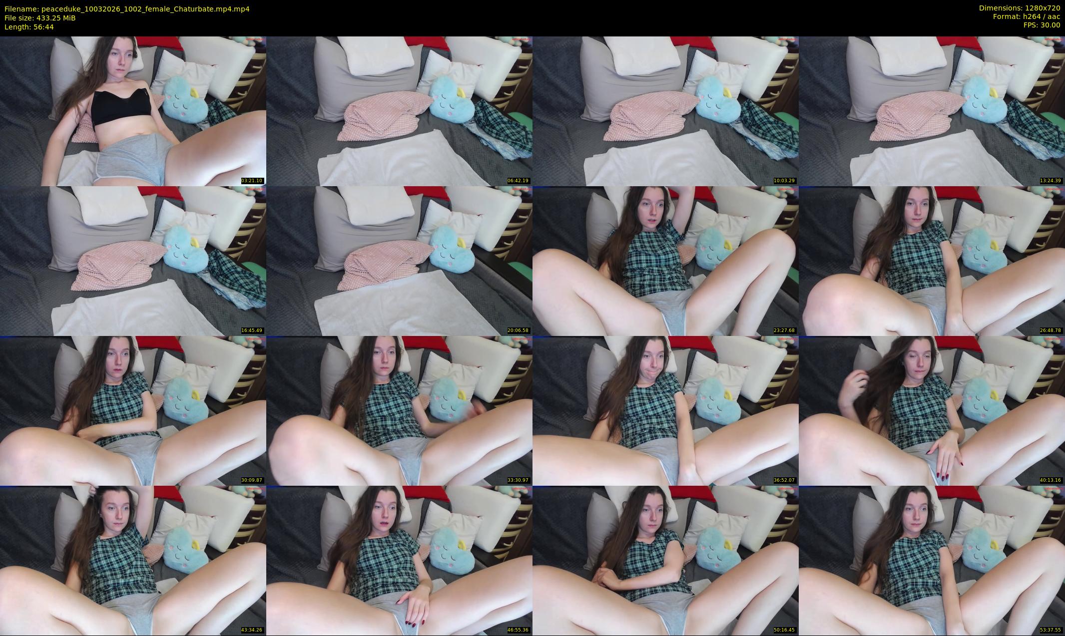 peaceduke — 57 minute Chaturbate female cam show recording, 720p, Mar 10, 2026
