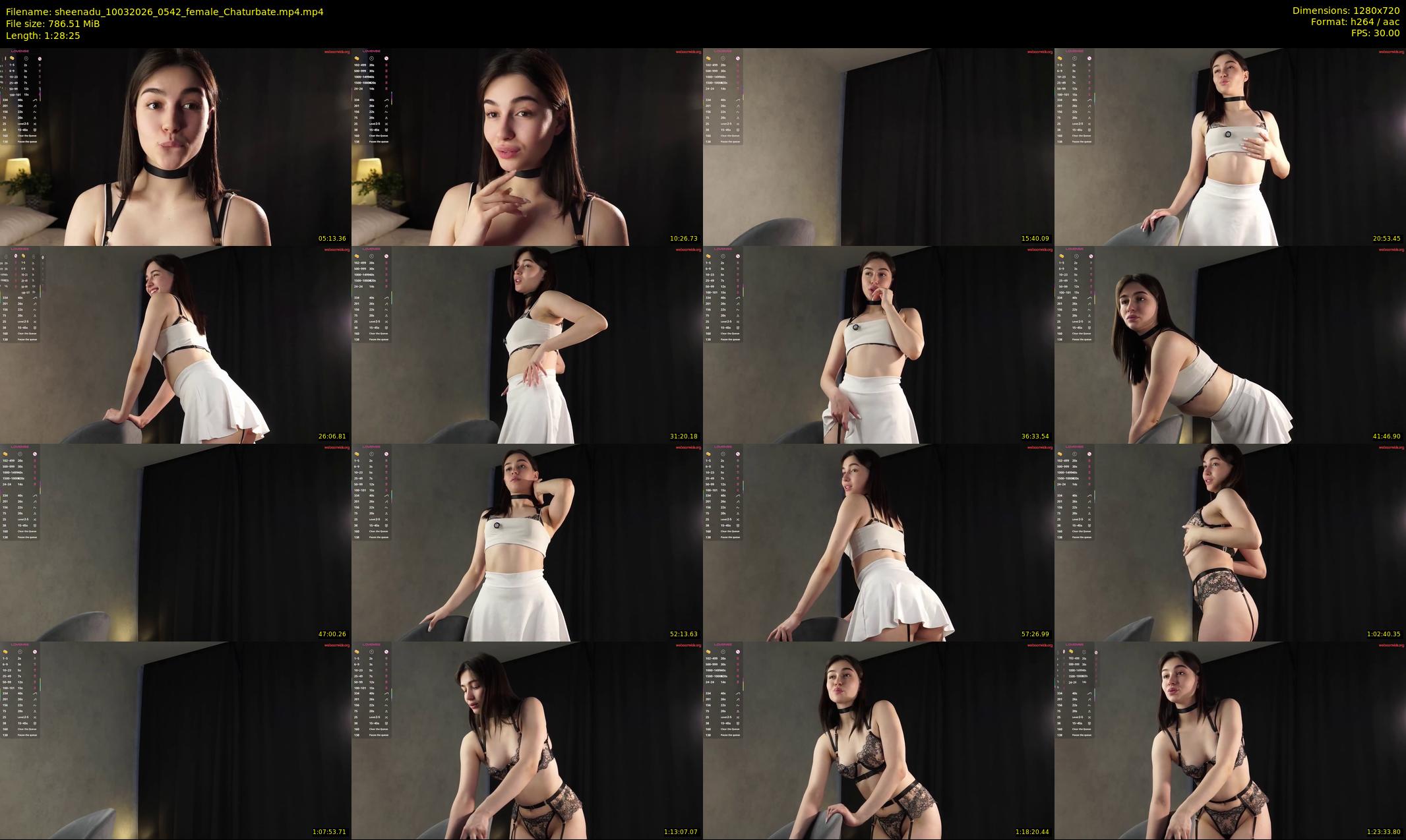 sheenadu — 89 minute Chaturbate female cam show recording, 720p, Mar 10, 2026