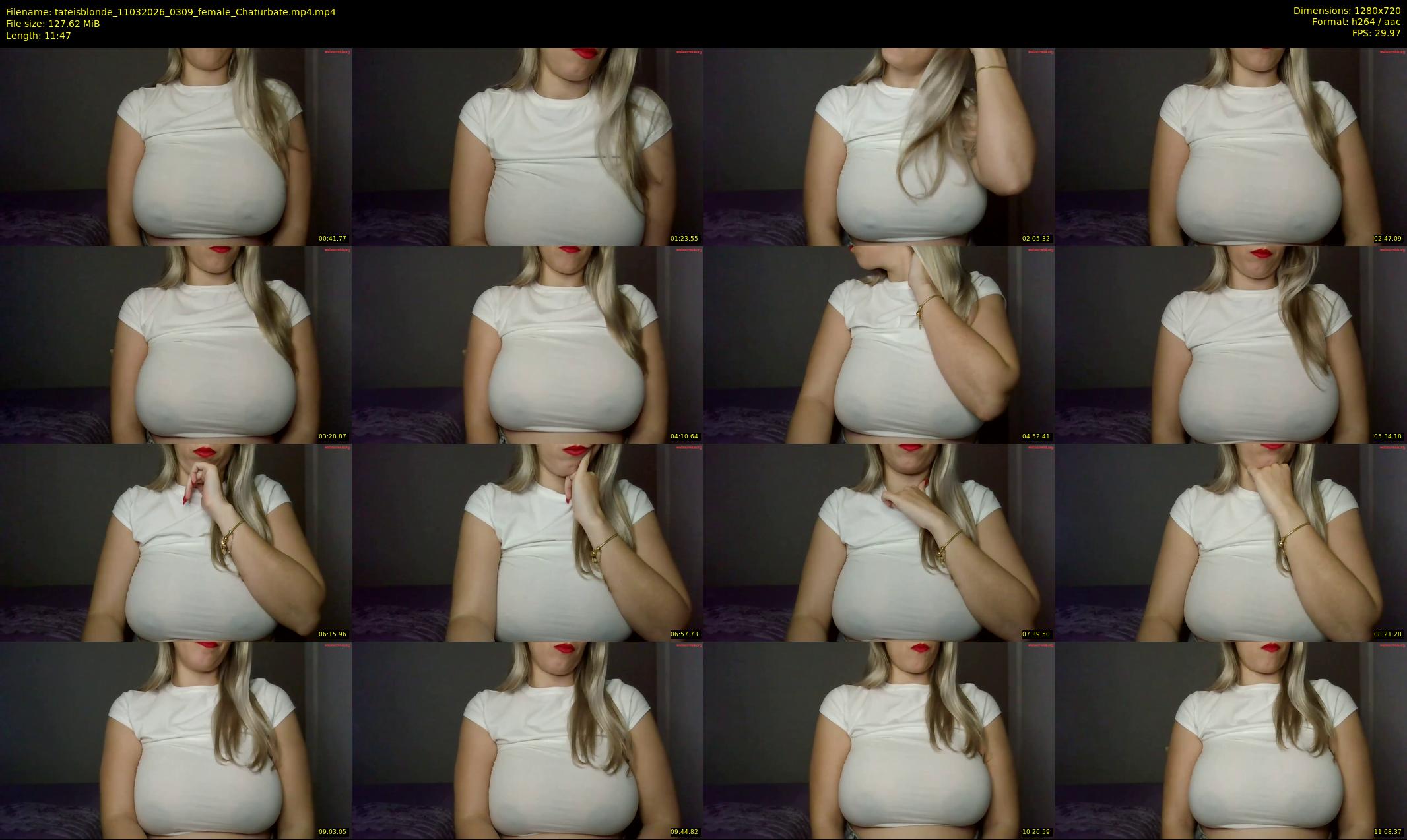 tateisblonde — 12 minute Chaturbate female cam show recording, 720p, Mar 11, 2026