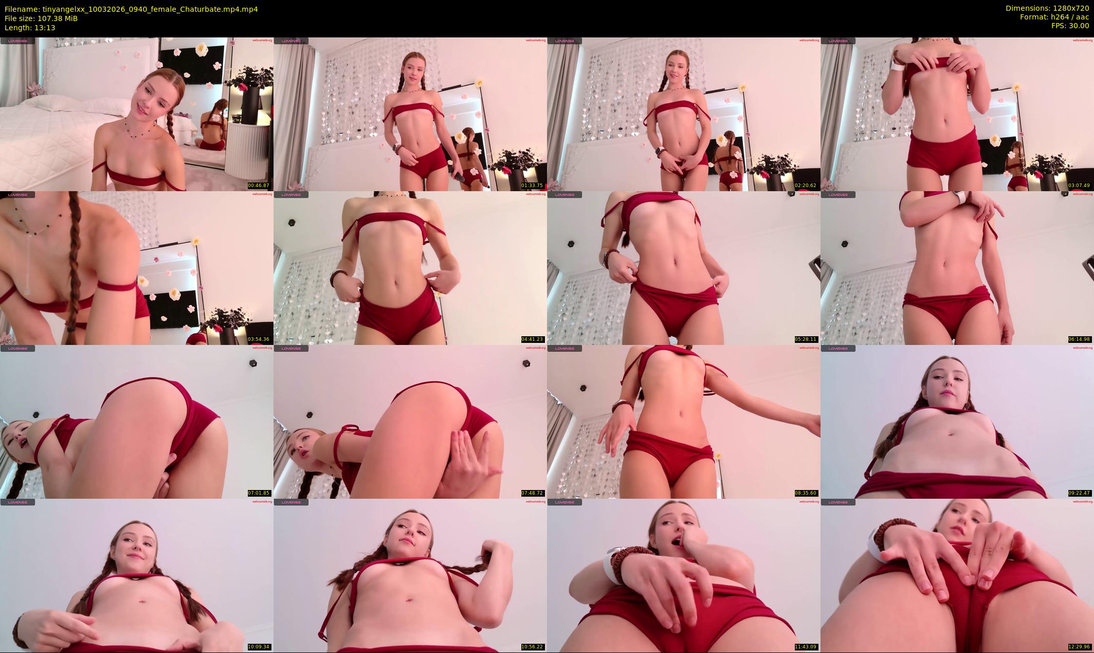 tinyangelxx — 14 minute Chaturbate female cam show recording, 720p, Mar 10, 2026
