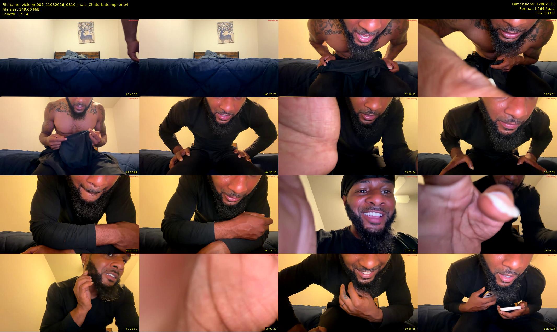 victoryd007 — 13 minute Chaturbate male cam show recording, 720p, Mar 11, 2026