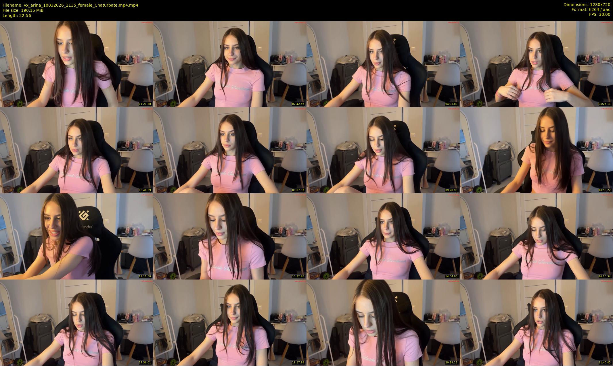 vx_arina — 23 minute Chaturbate female cam show recording, 720p, Mar 10, 2026
