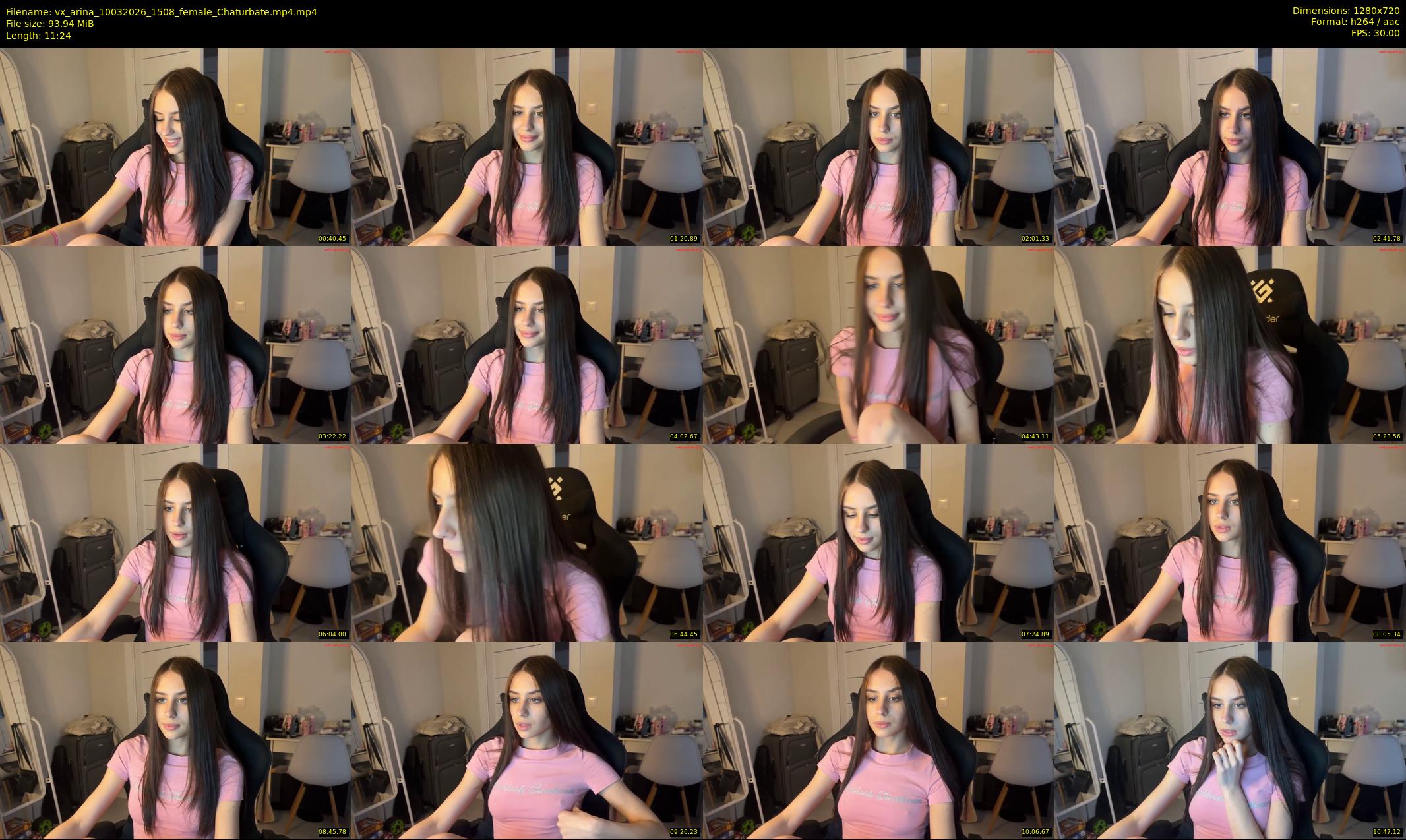 vx_arina — 12 minute Chaturbate female cam show recording, 720p, Mar 10, 2026