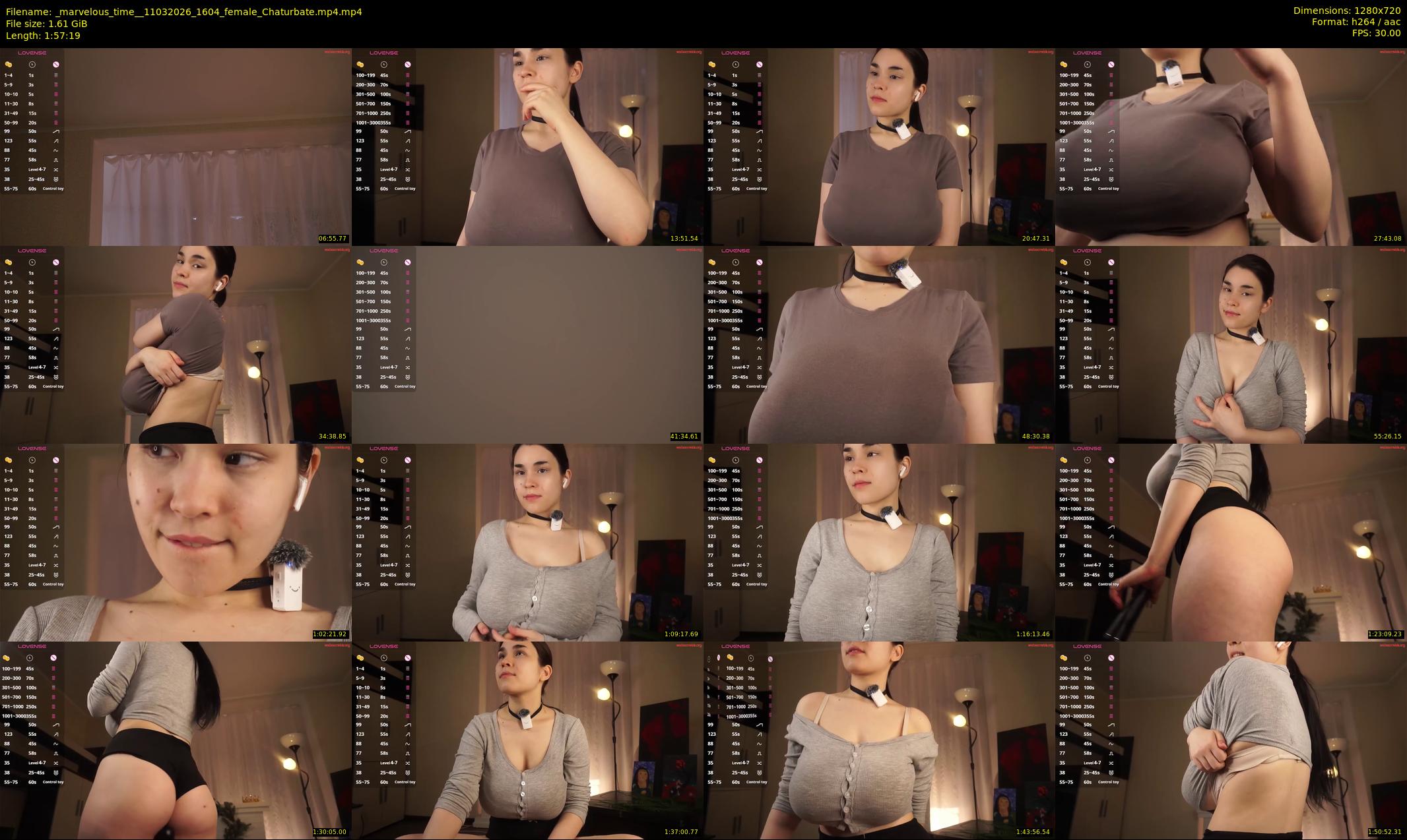 _marvelous_time_ — 118 minute Chaturbate female cam show recording, 720p, Mar 11, 2026