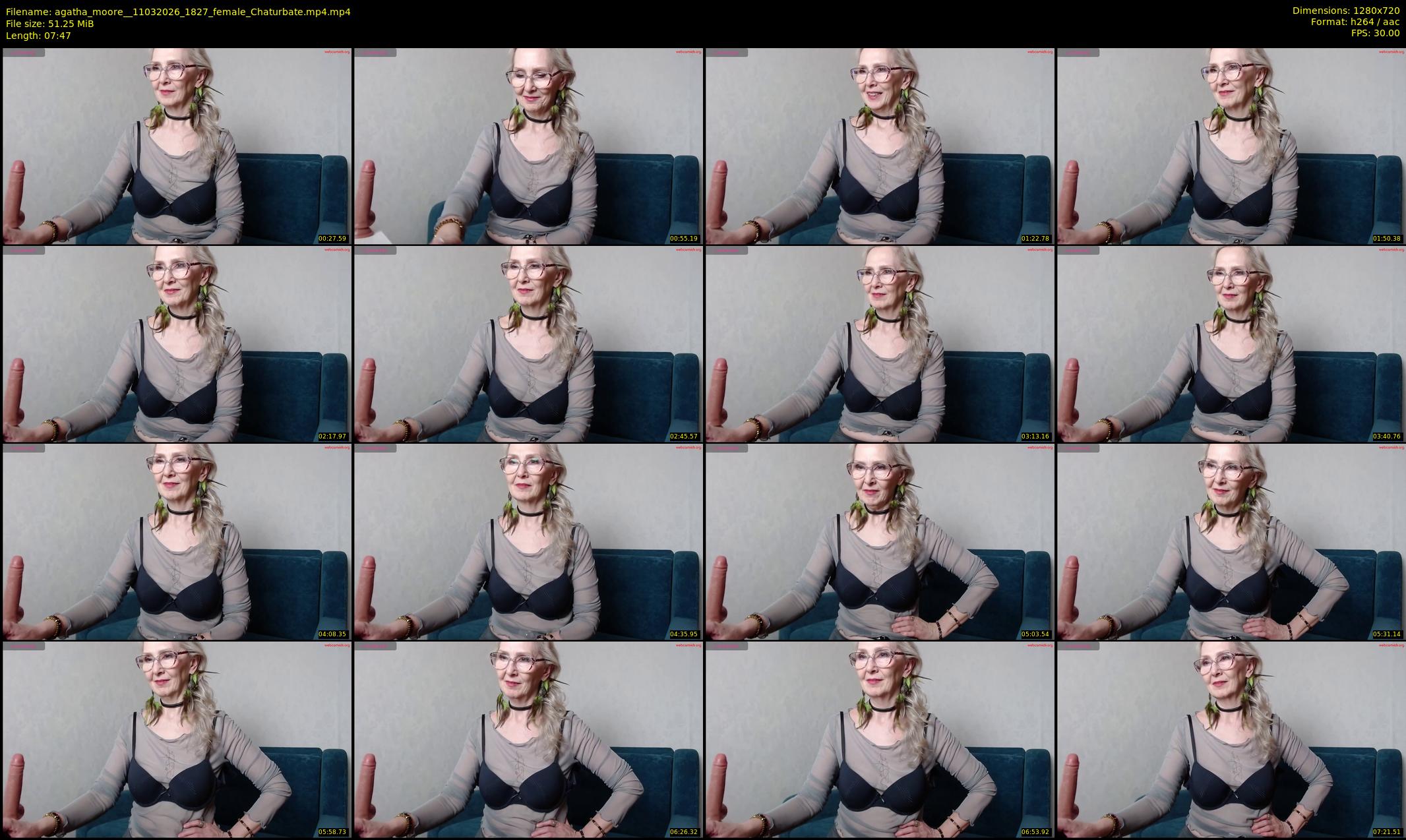 agatha_moore_ — 8 minute Chaturbate female cam show recording, 720p, Mar 11, 2026