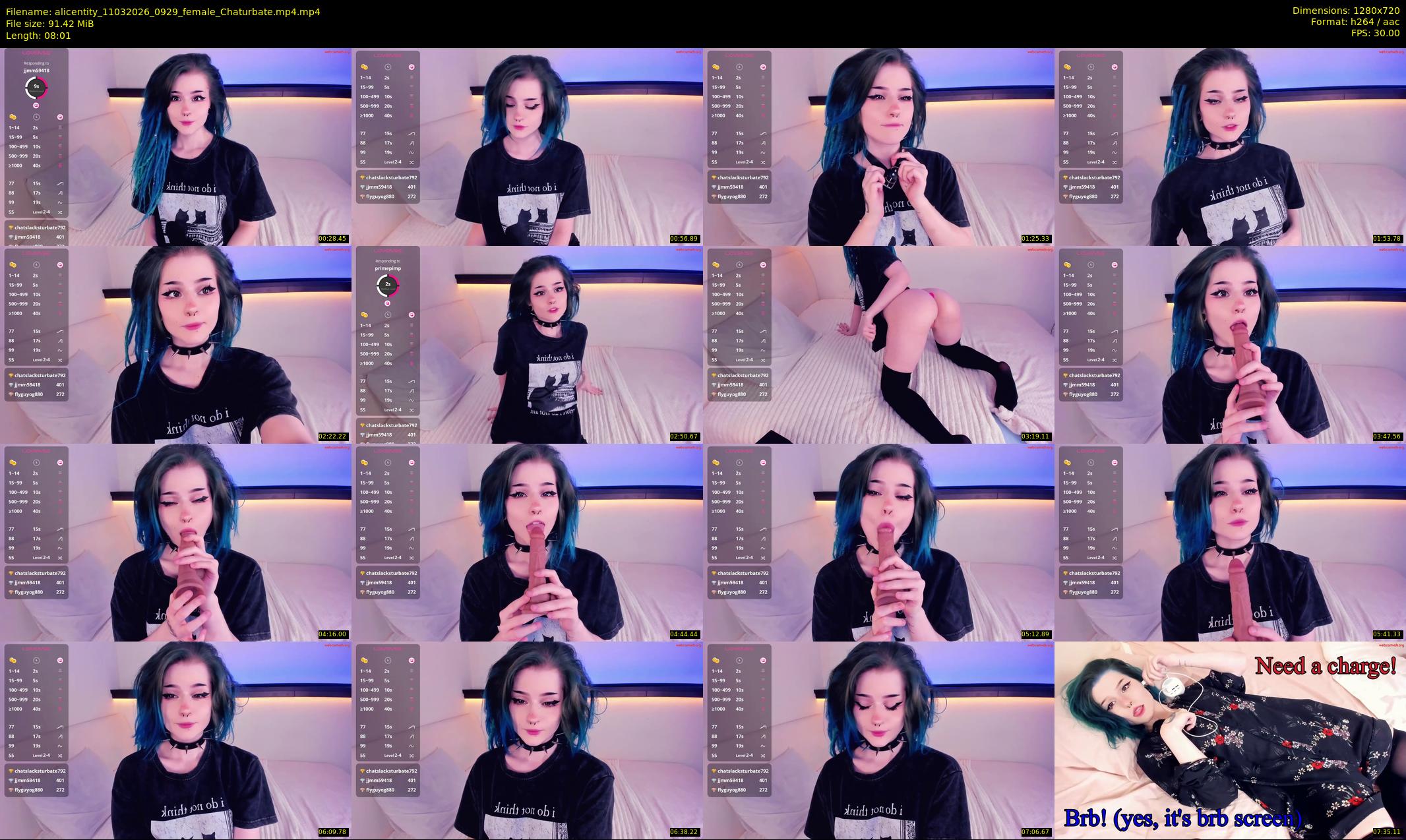 alicentity — 9 minute Chaturbate female cam show recording, 720p, Mar 11, 2026
