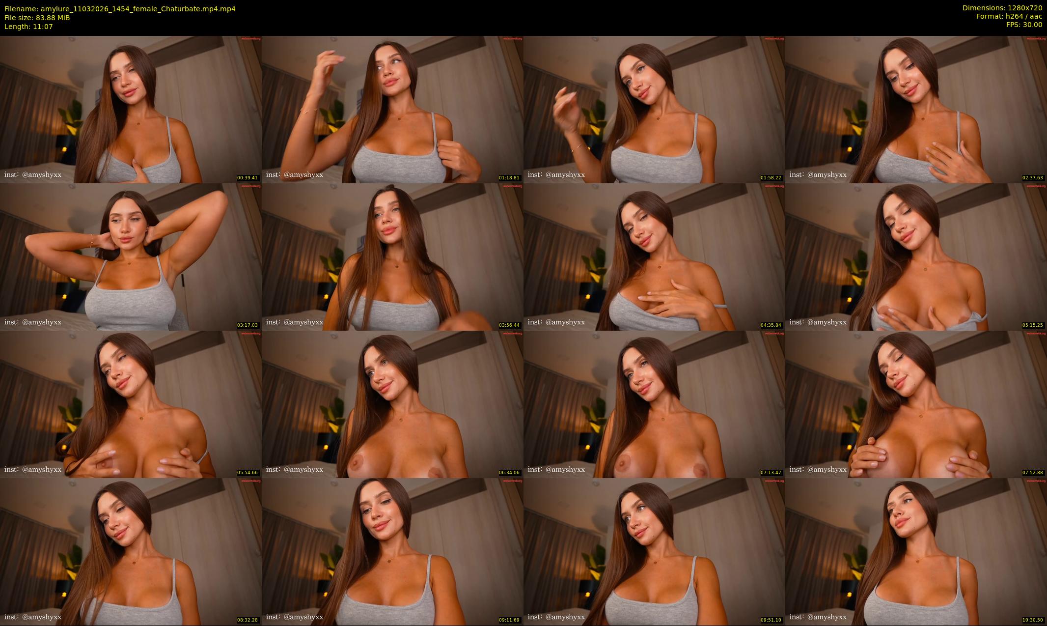 amylure — 12 minute Chaturbate female cam show recording, 720p, Mar 11, 2026