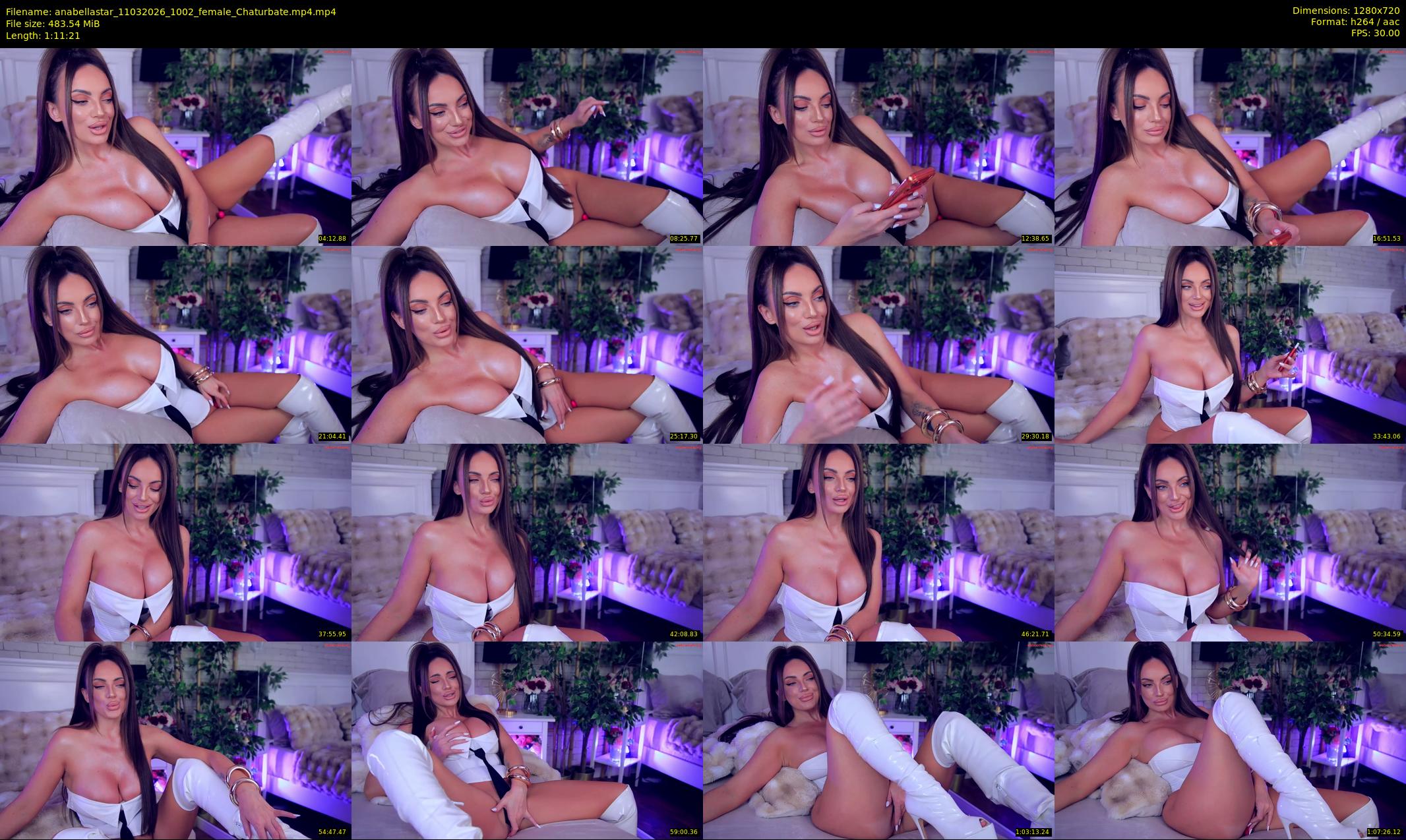 anabellastar — 72 minute Chaturbate female cam show recording, 720p, Mar 11, 2026