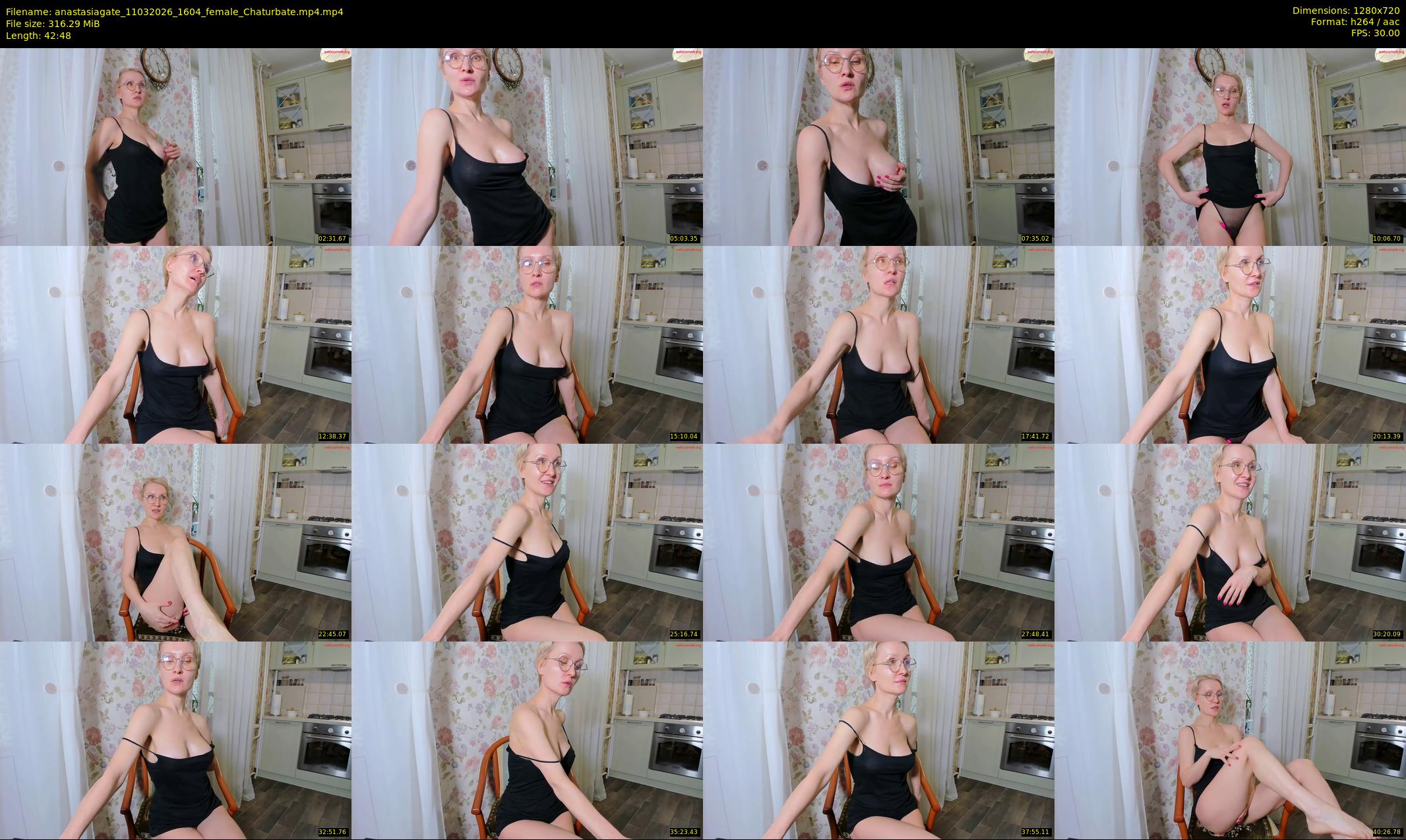anastasiagate — 43 minute Chaturbate female cam show recording, 720p, Mar 11, 2026
