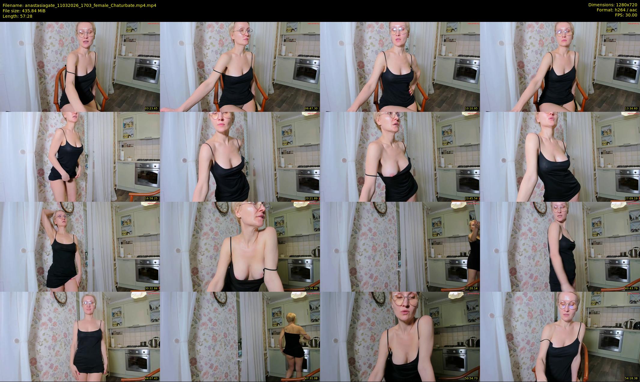 anastasiagate — 58 minute Chaturbate female cam show recording, 720p, Mar 11, 2026
