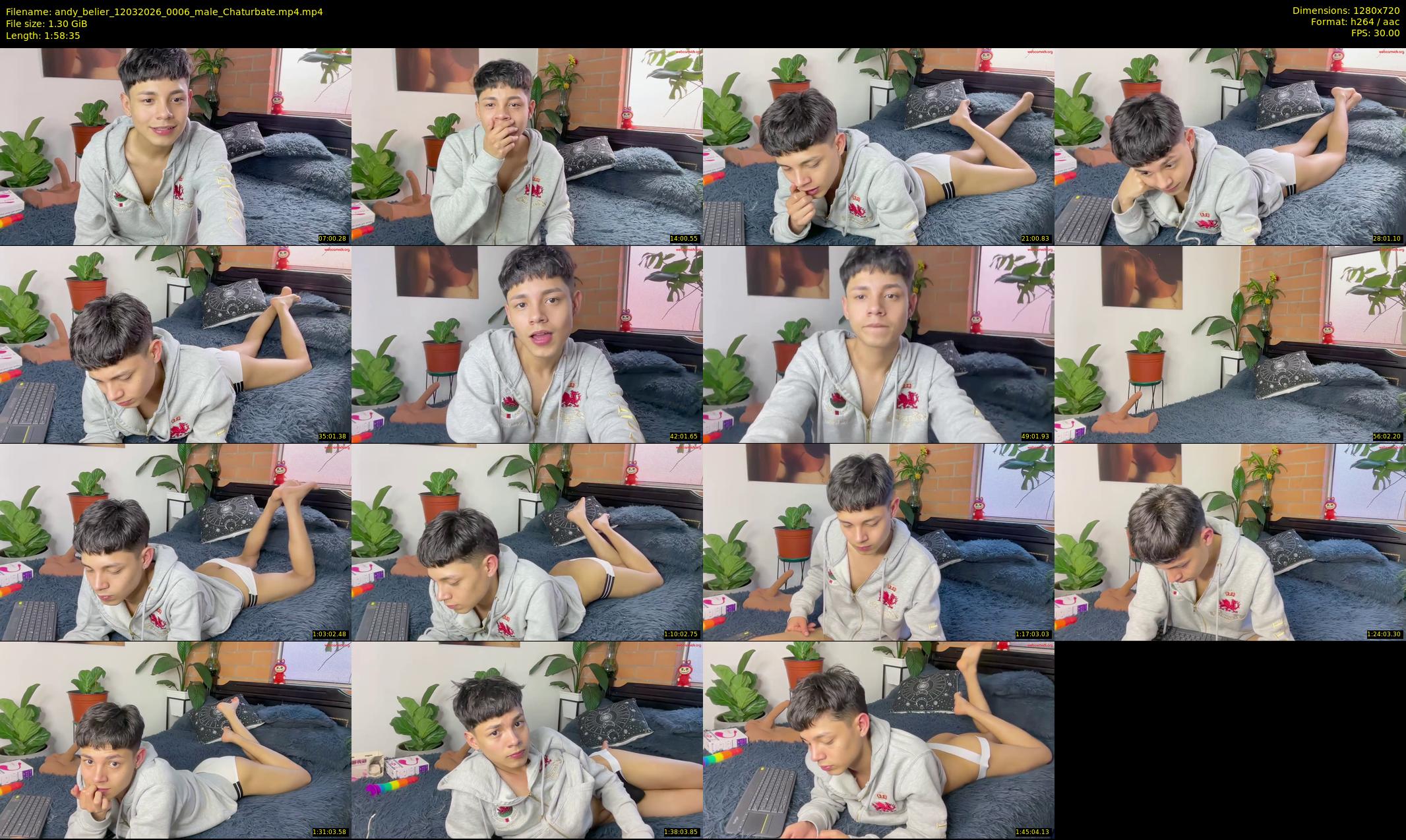 andy_belier — 119 minute Chaturbate male cam show recording, 720p, Mar 12, 2026