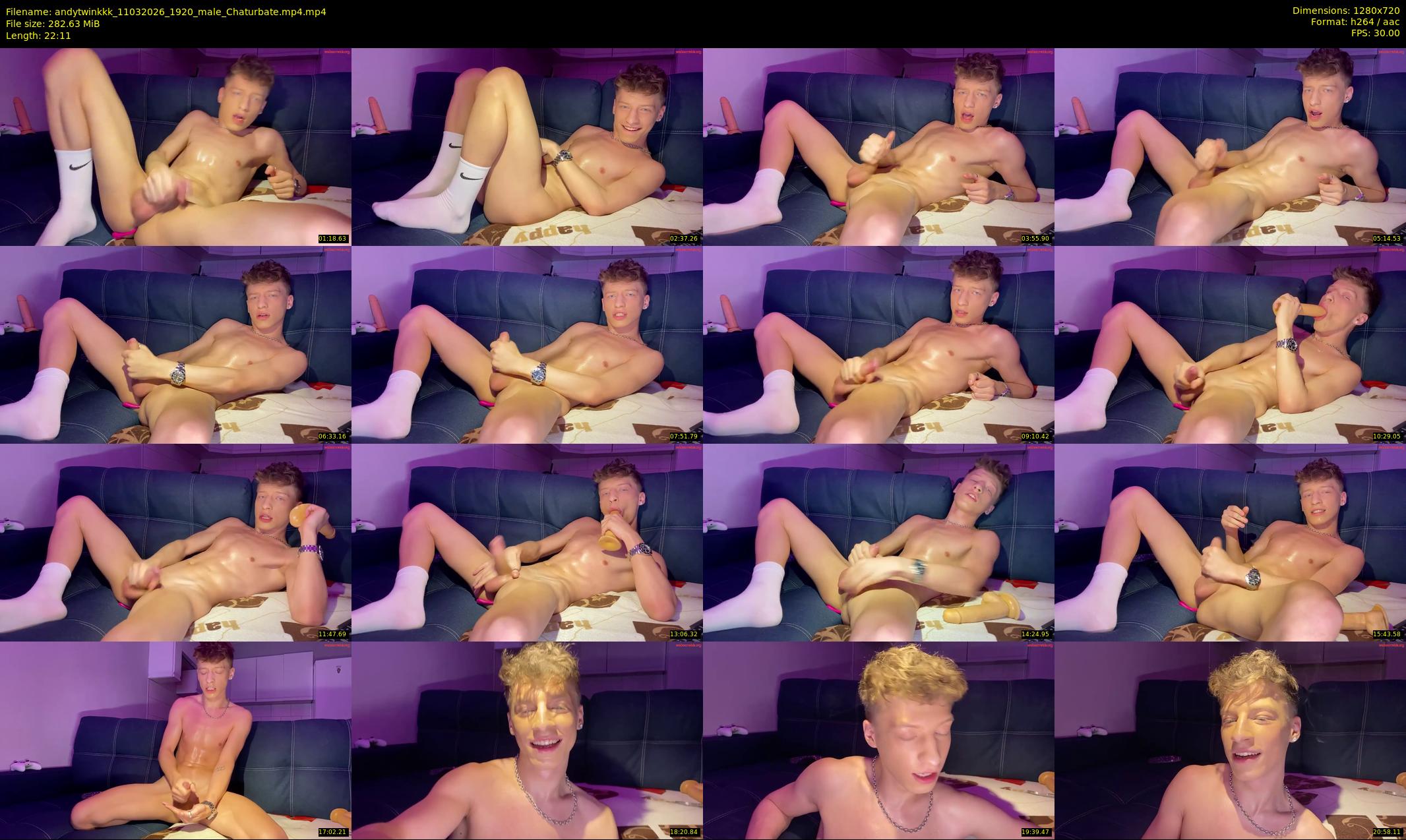 andytwinkkk — 23 minute Chaturbate male cam show recording, 720p, Mar 11, 2026