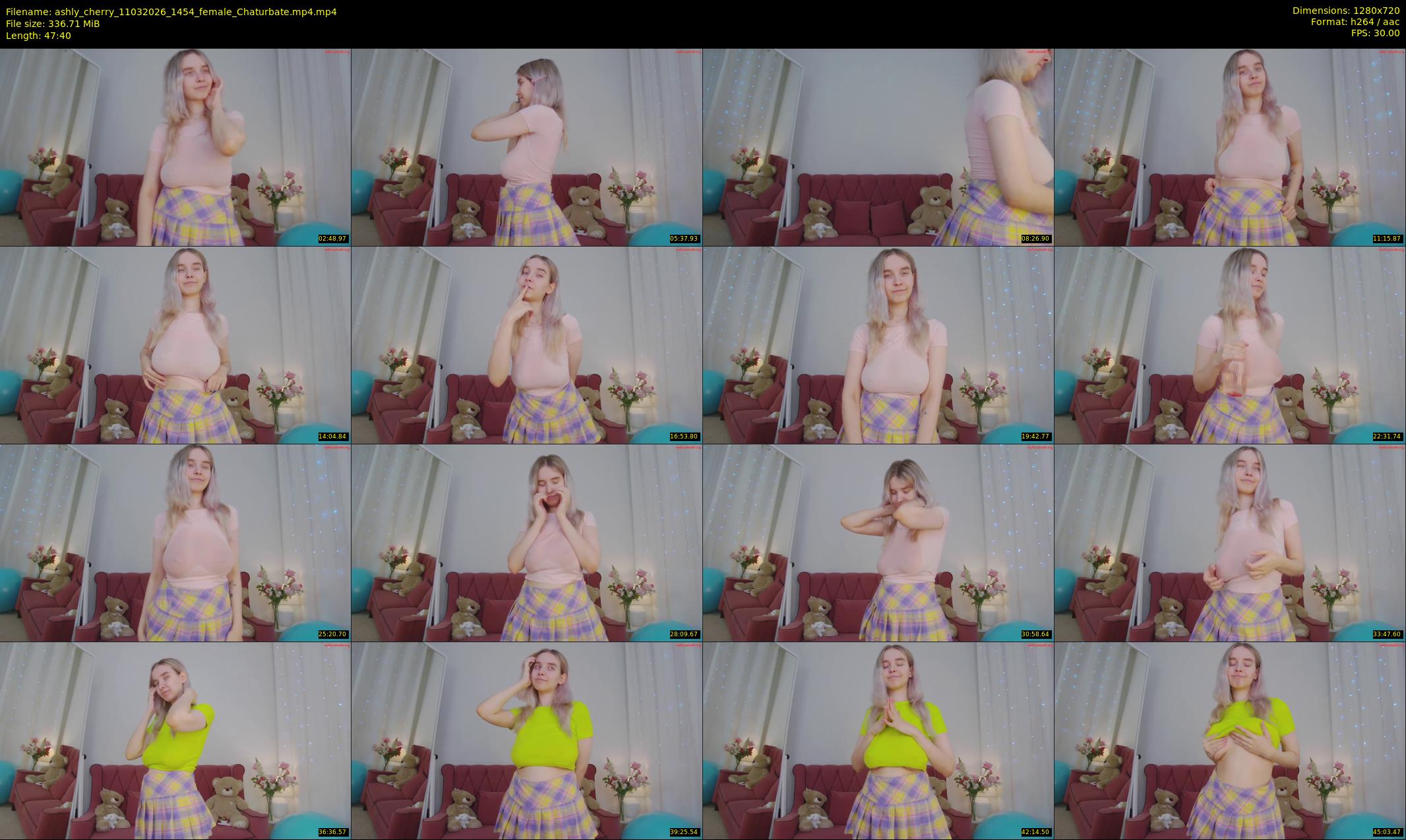 ashly_cherry — 48 minute Chaturbate female cam show recording, 720p, Mar 11, 2026