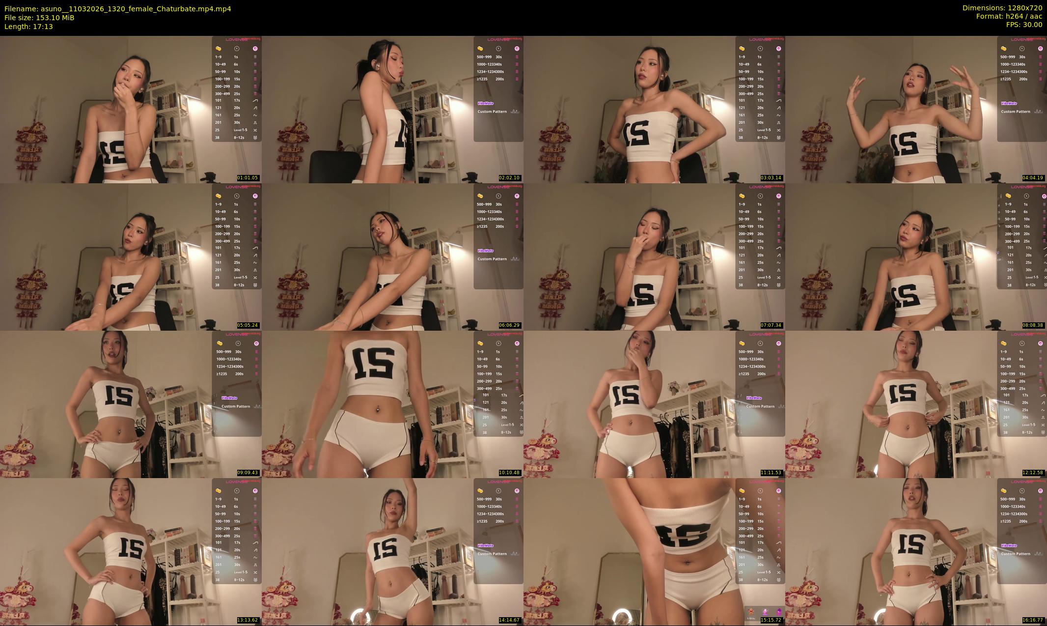 asuno_ — 18 minute Chaturbate female cam show recording, 720p, Mar 11, 2026