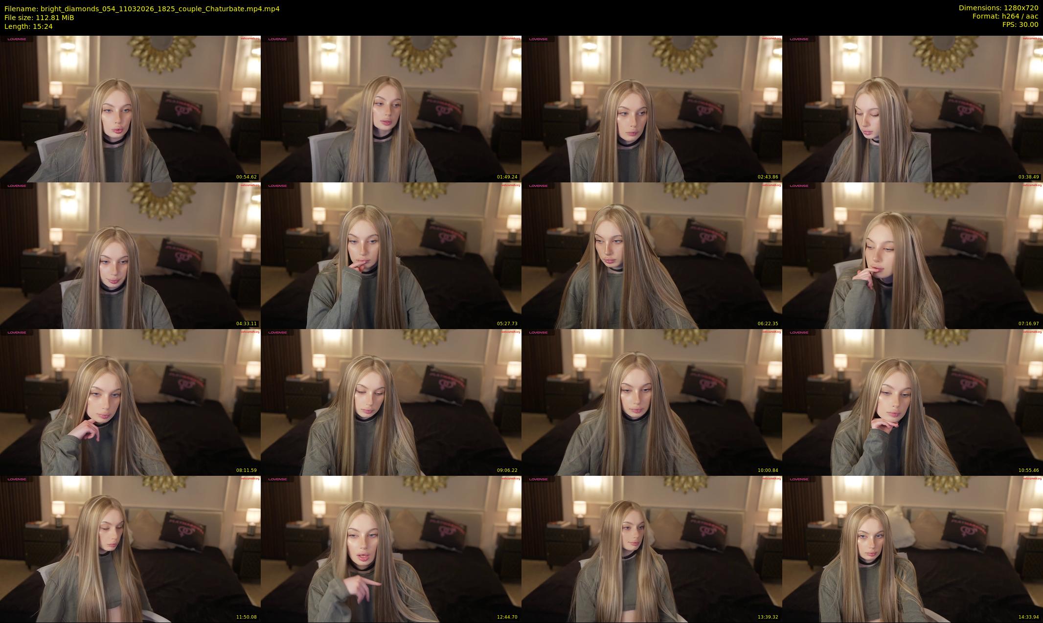 bright_diamonds_054 — 16 minute Chaturbate couple cam show recording, 720p, Mar 11, 2026