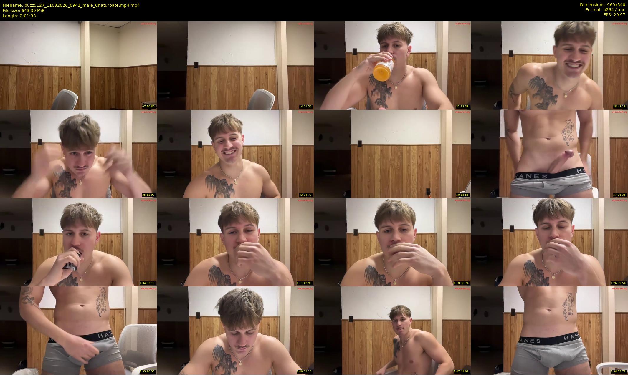 buzz5127 — 122 minute Chaturbate male cam show recording, 480p, Mar 11, 2026