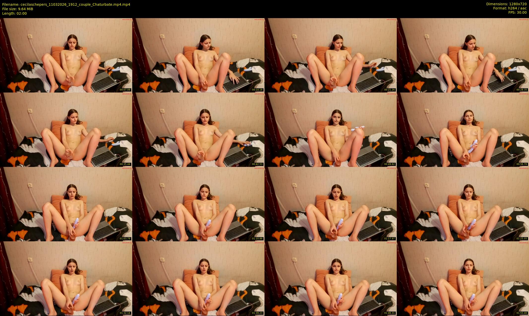 cecilaschepers — 2 minute Chaturbate couple cam show recording, 720p, Mar 11, 2026