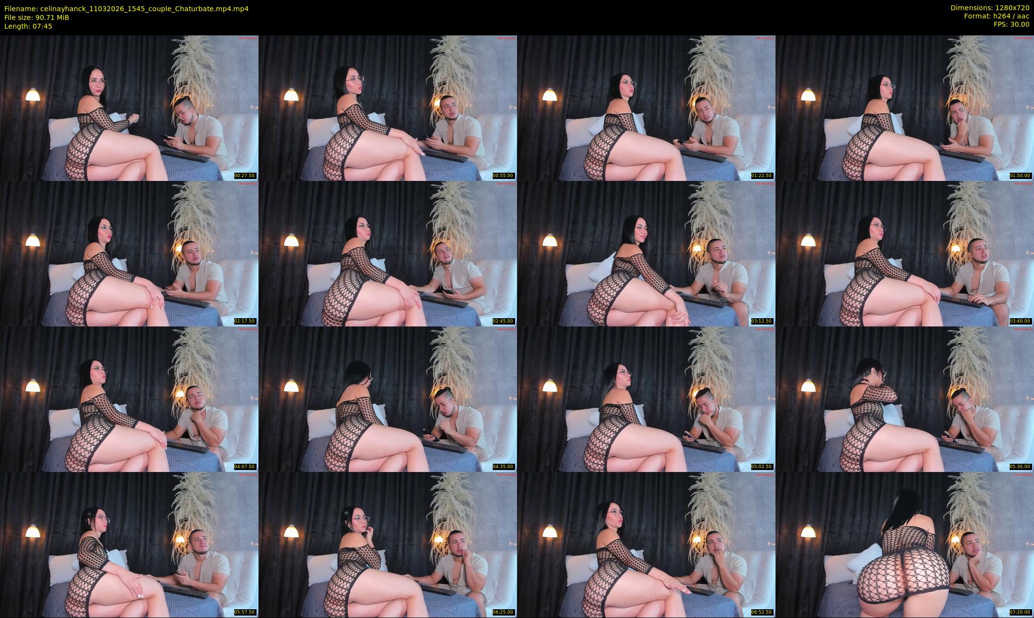 celinayhanck — 8 minute Chaturbate couple cam show recording, 720p, Mar 11, 2026