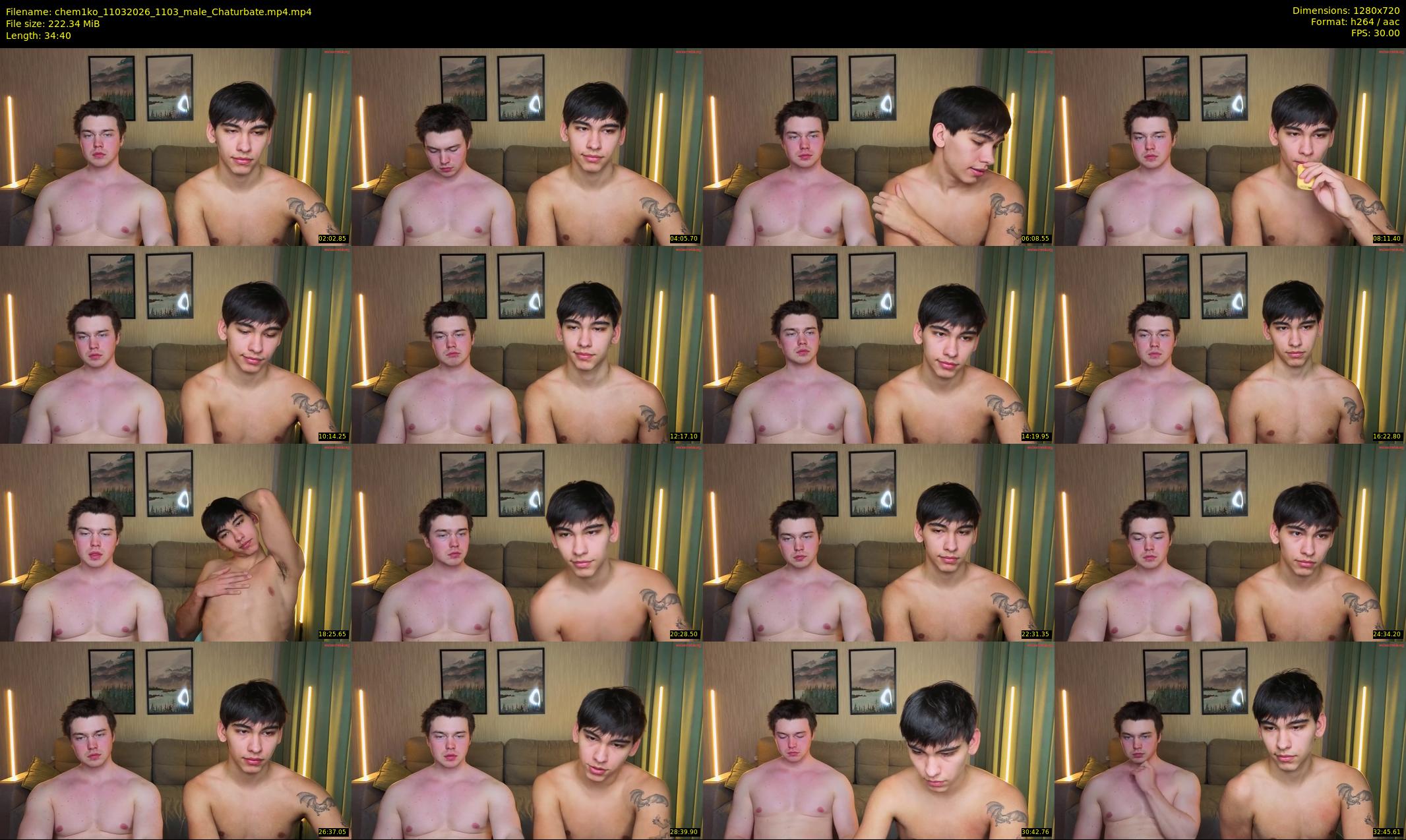 chem1ko — 35 minute Chaturbate male cam show recording, 720p, Mar 11, 2026