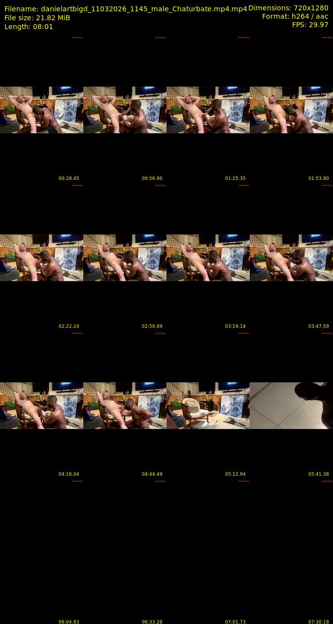 danielartbigd — 9 minute Chaturbate male cam show recording, 1080p, Mar 11, 2026